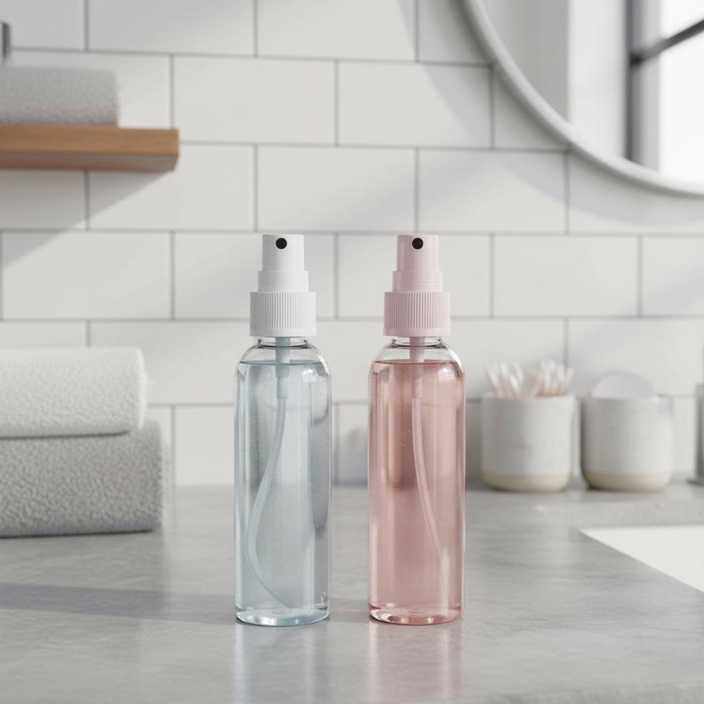 Zakrętka z rozpylaczem, tworzywo sztuczne PP, czarna, do gwintu: 24/410