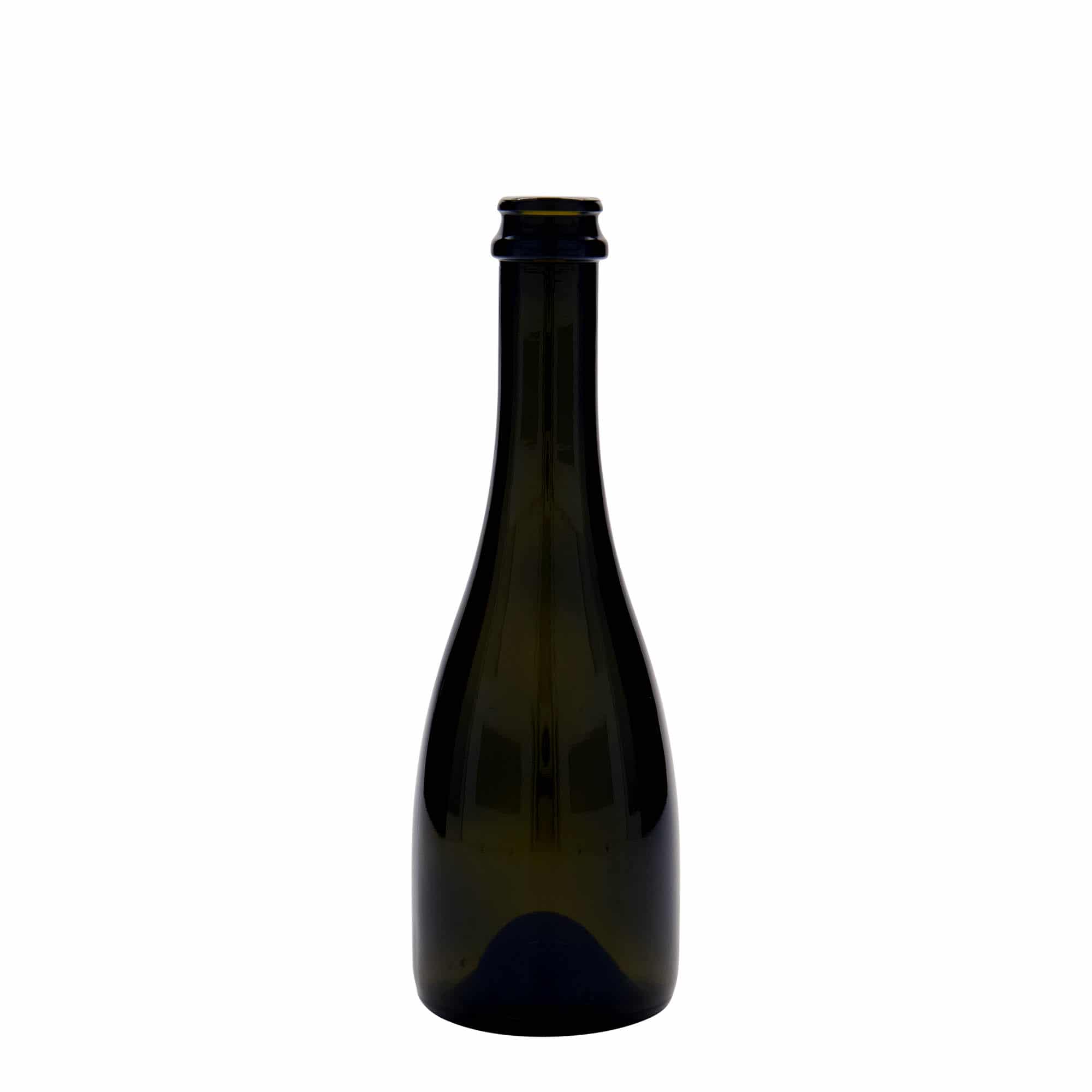 330 ml butelka na piwo/szampana „Tosca”, szkło, antyczny zielony, szyjka: kapsel koronowy 330 ml butelka na piwo/szampana „Tosca”, szkło, antyczny zielony, szyjka: kapsel koronowy