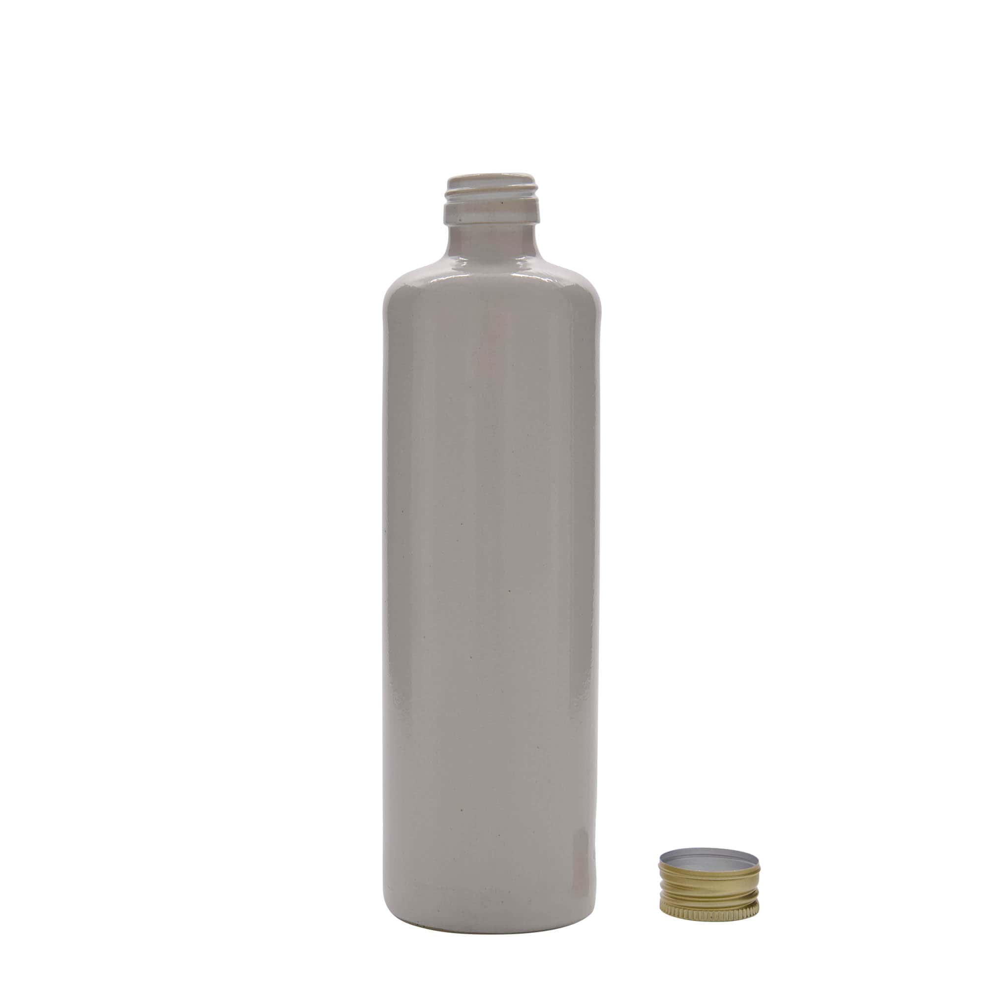 500 ml dzbanek do toniku, kamionka, biały, otwór: PP 31,5