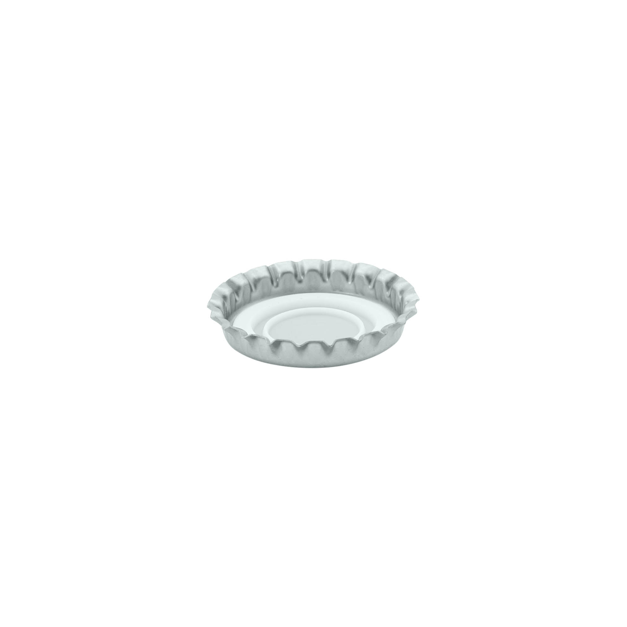 Kapsle 29 mm, metal, srebrny
