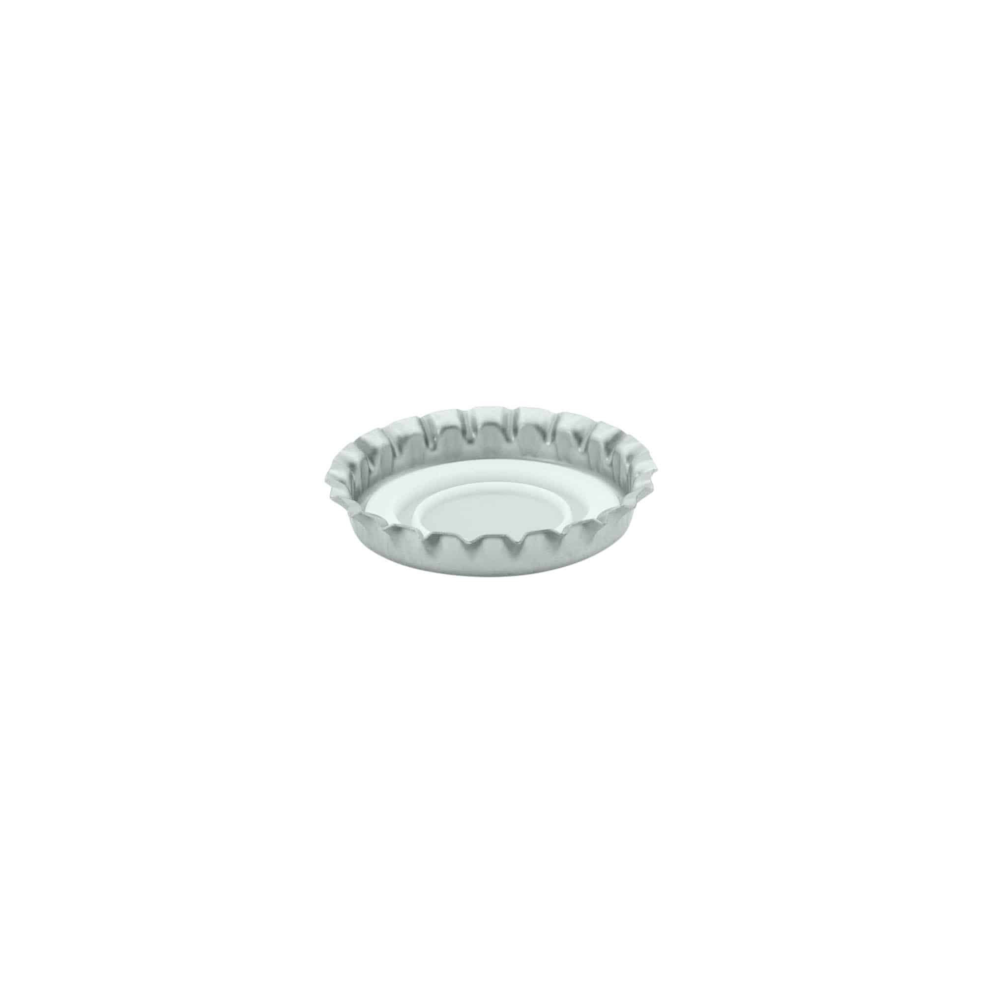 Kapsle 29 mm, metal, srebrny