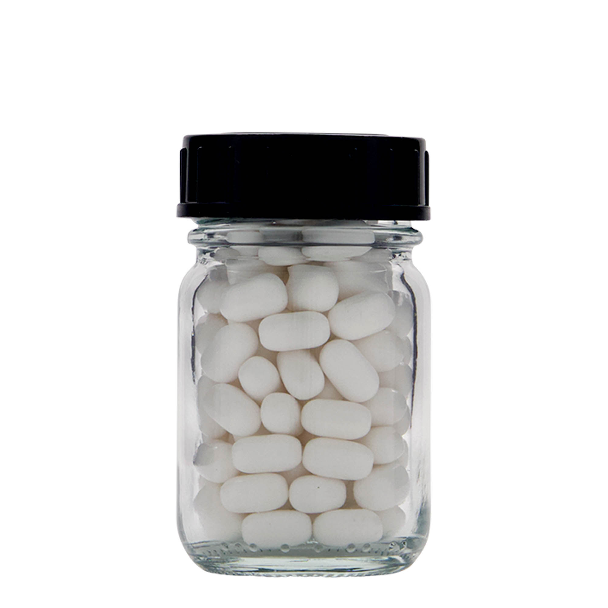 50 ml słoik z szeroką szyjką, otwór: DIN 40 50 ml słoik z szeroką szyjką, otwór: DIN 40