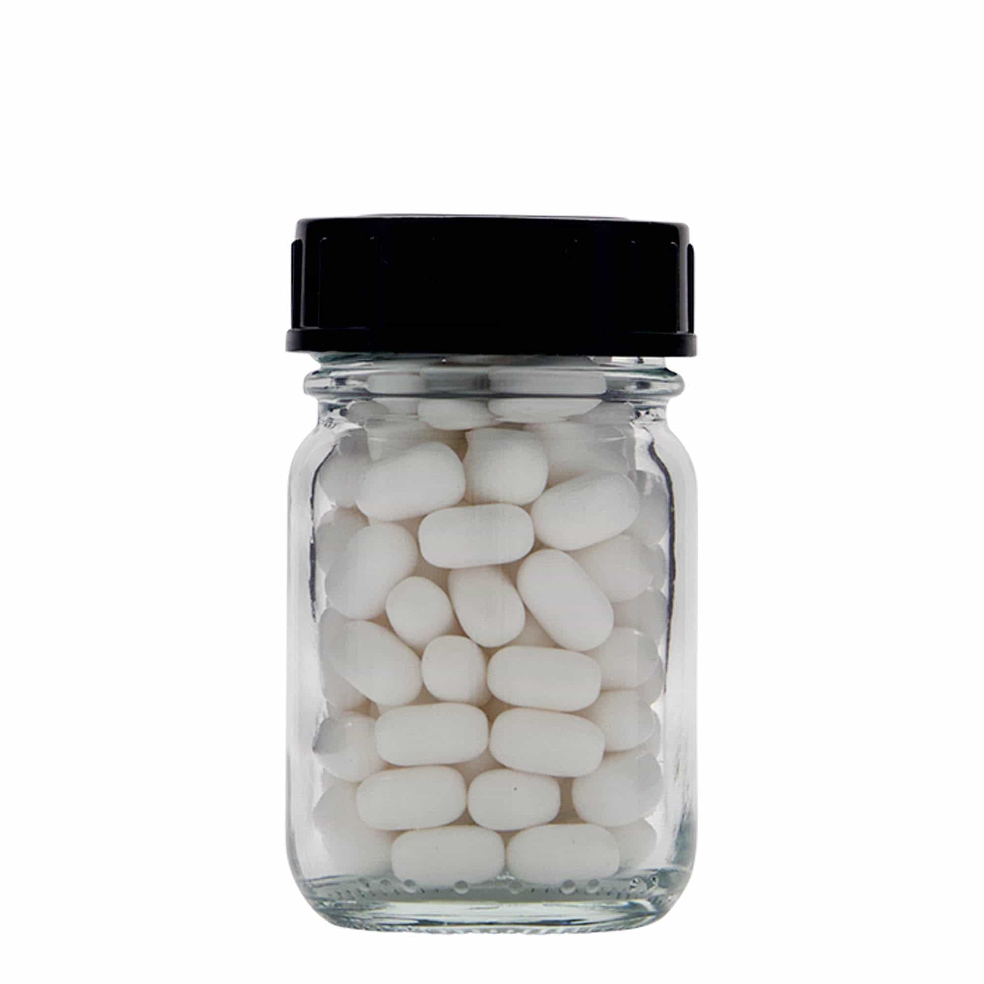 50 ml słoik z szeroką szyjką, otwór: DIN 40