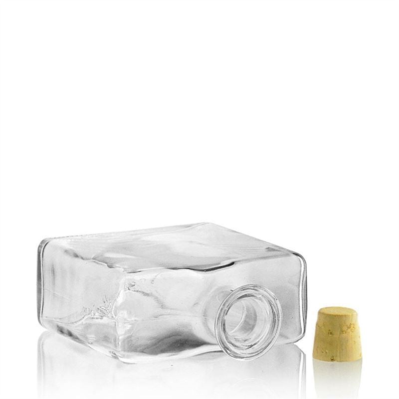 500 ml butelka szklana 'Julia', prostokątna, szyjka: korek