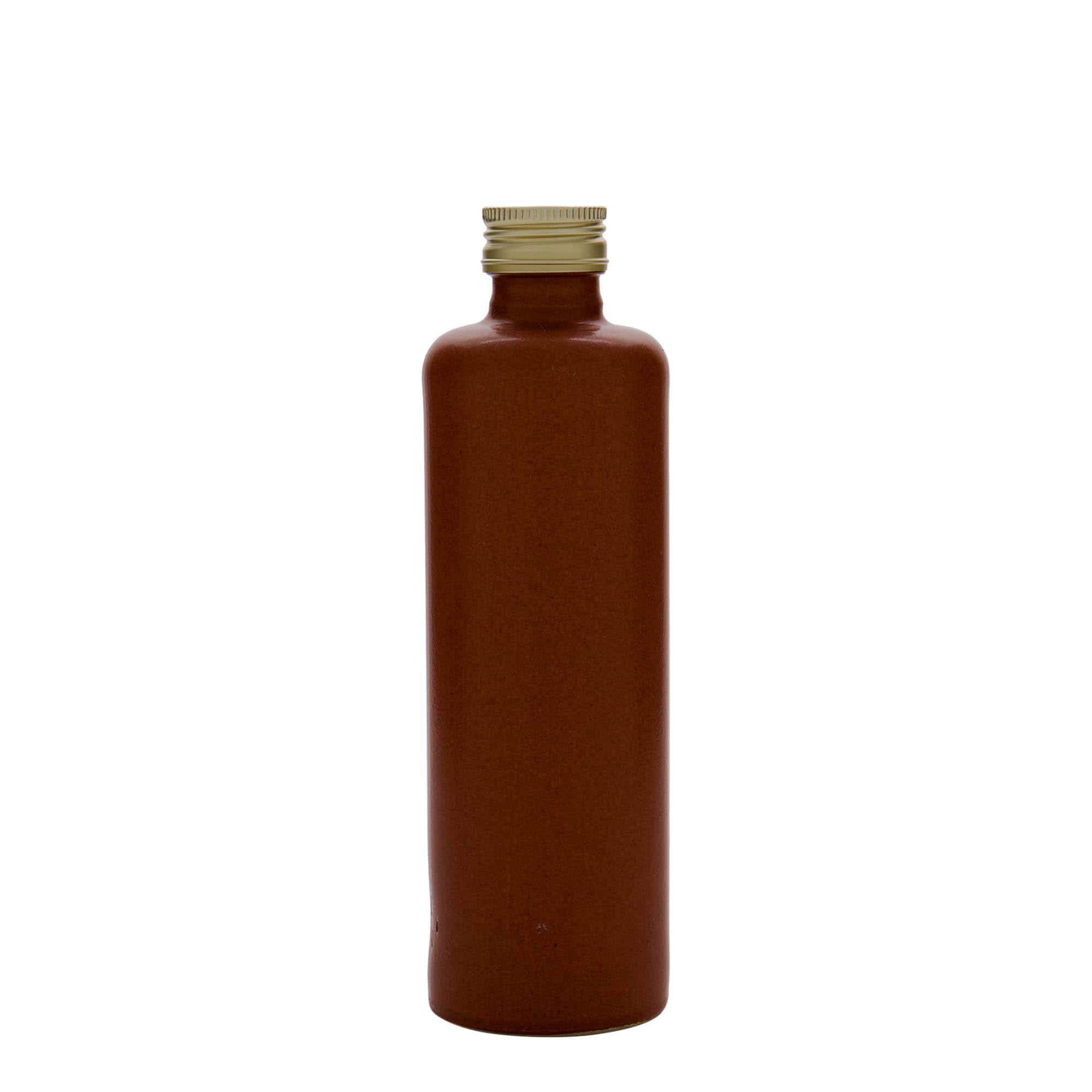 350 ml gliniany dzbanek, kamionka, kolor czerwono-brązowy, zamknięcie: PP 31,5