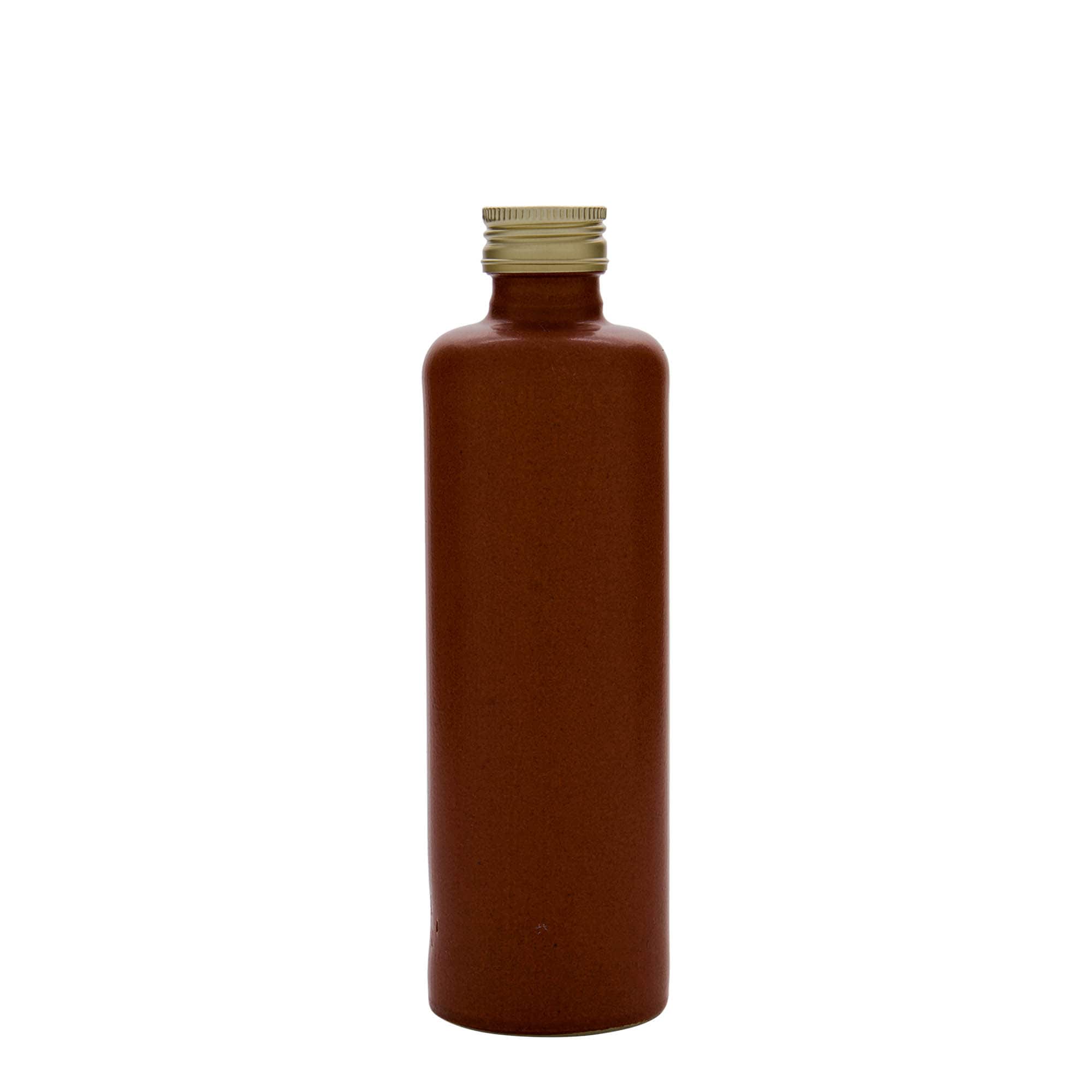 350 ml dzbanek do toniku, kamionka, czerwono-brązowy, wylot: PP 31,5
