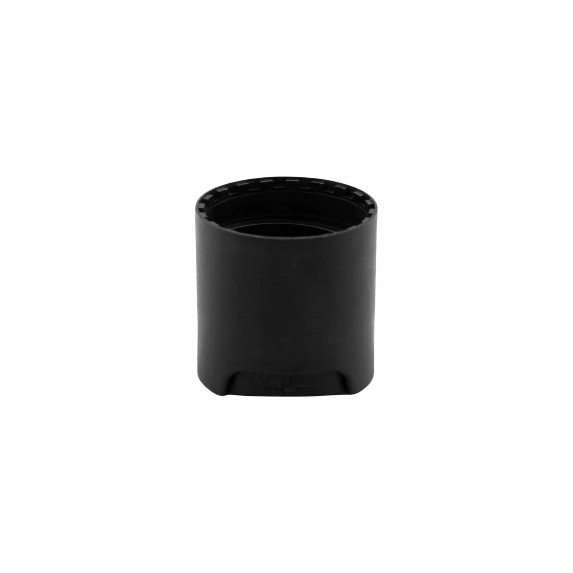 Zakrętka Disc Top, tworzywo sztuczne PP, kolor czarny, do zamknięcia: 24/410