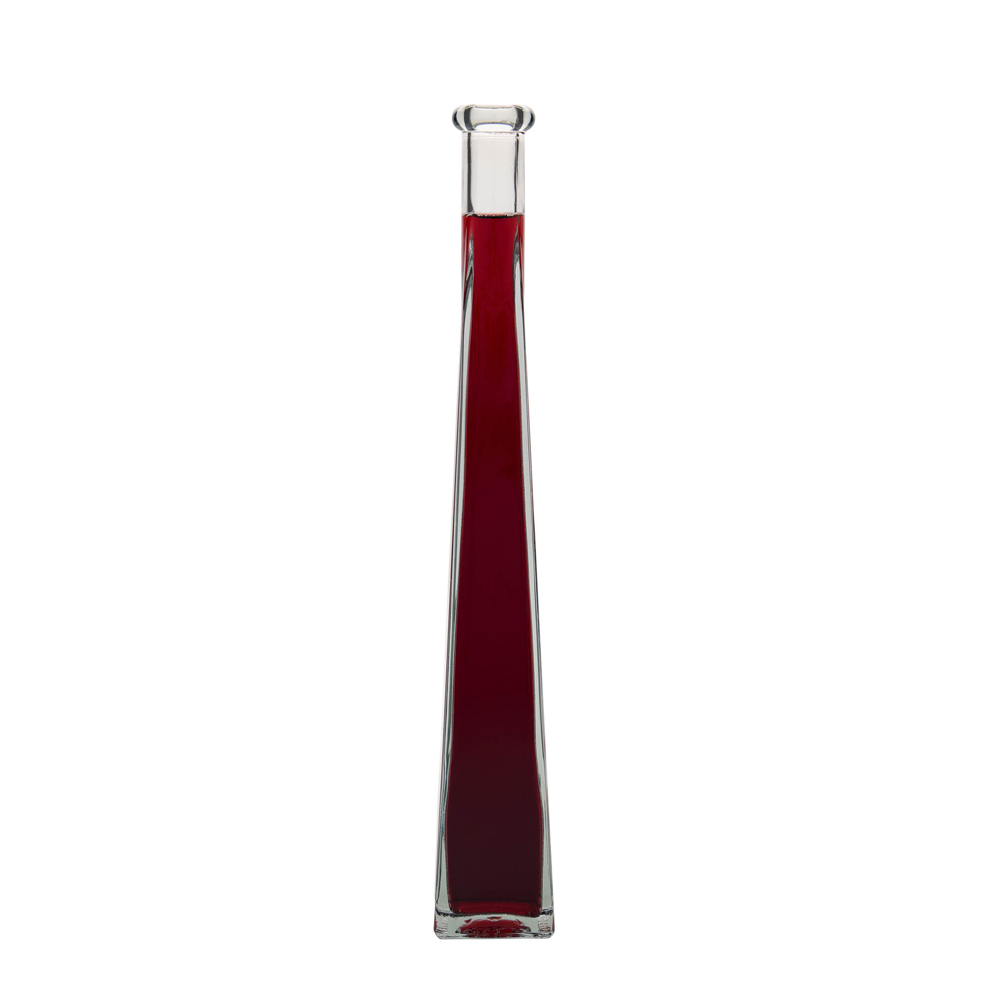 Butelka szklana 200 ml „Dama Quadrato”, kwadratowa, wylot: korek