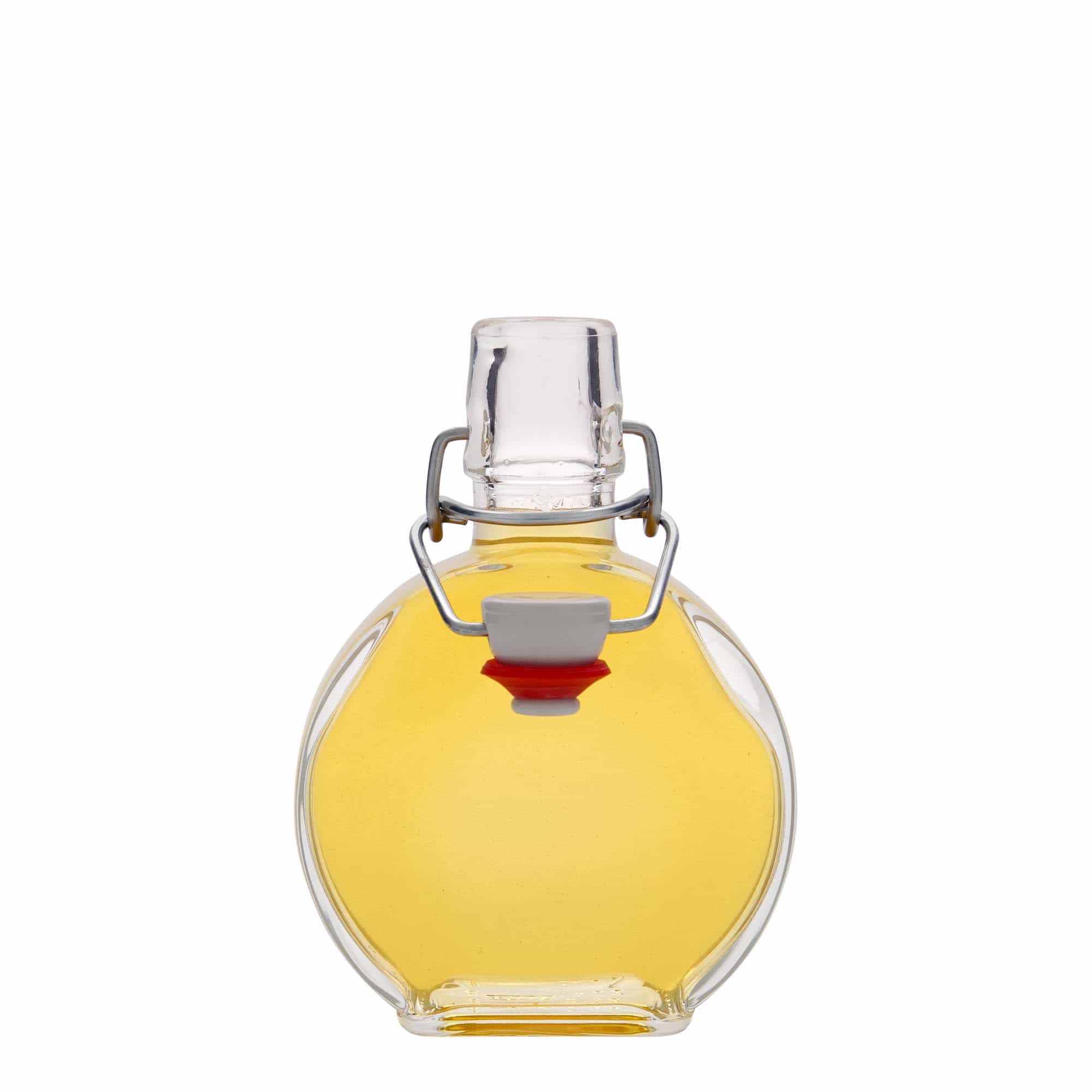 200 ml butelka szklana 'Sensatione', prostokątna, zamknięcie: Zamknięcie pałąkowe