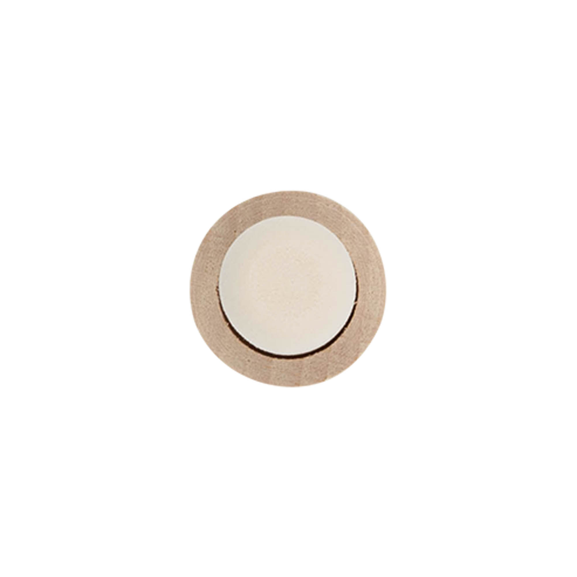 Korek z uchwytem 19 mm, drewno/ tworzywo sztuczne, do otworu: korek