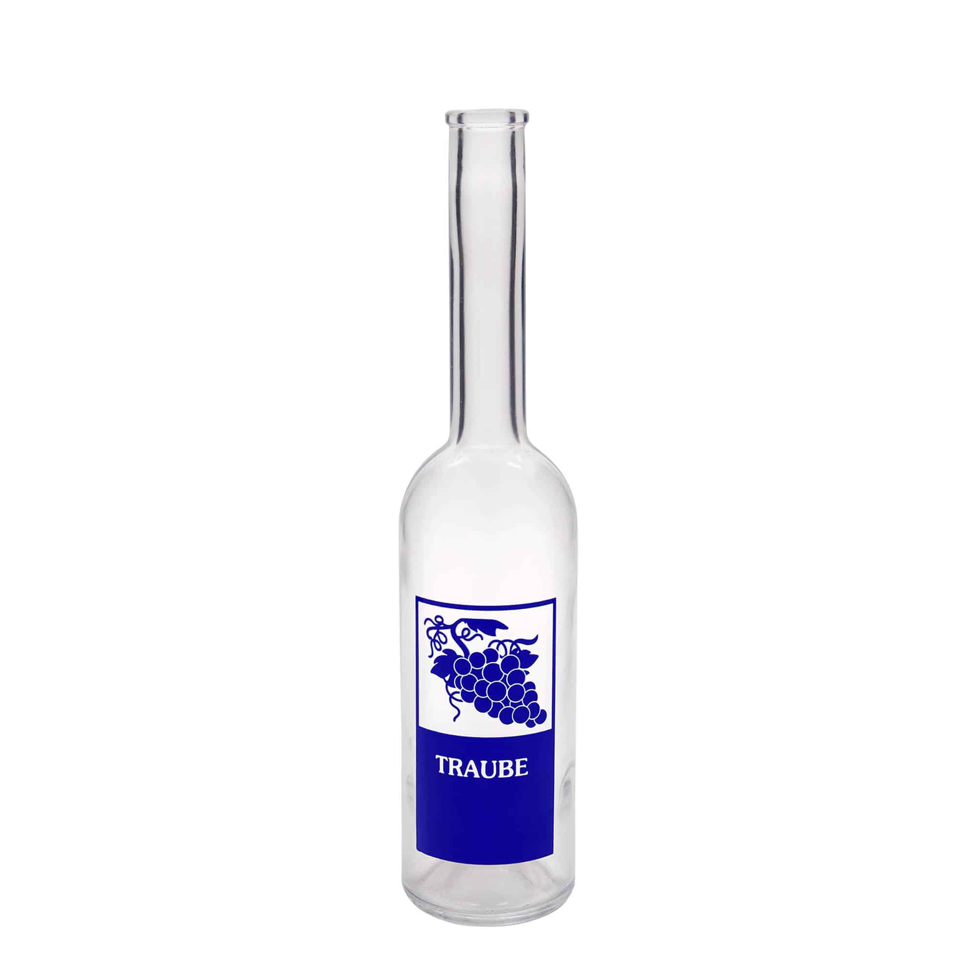 500 ml butelka szklana 'Opera', wzór: winogrono, zamknięcie: korek 500 ml butelka szklana 'Opera', wzór: winogrono, zamknięcie: korek