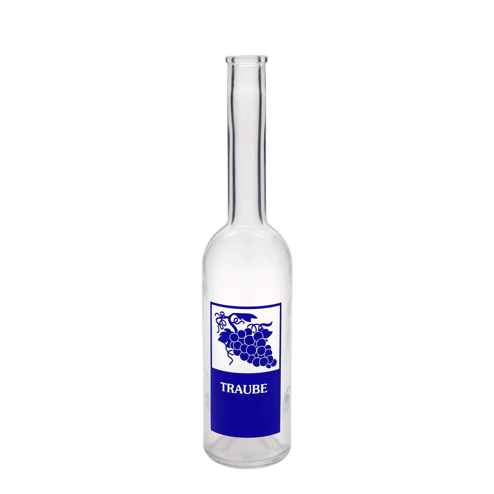 500 ml butelka szklana 'Opera', motyw: winogrono, szyjka: korek 500 ml butelka szklana 'Opera', motyw: winogrono, szyjka: korek