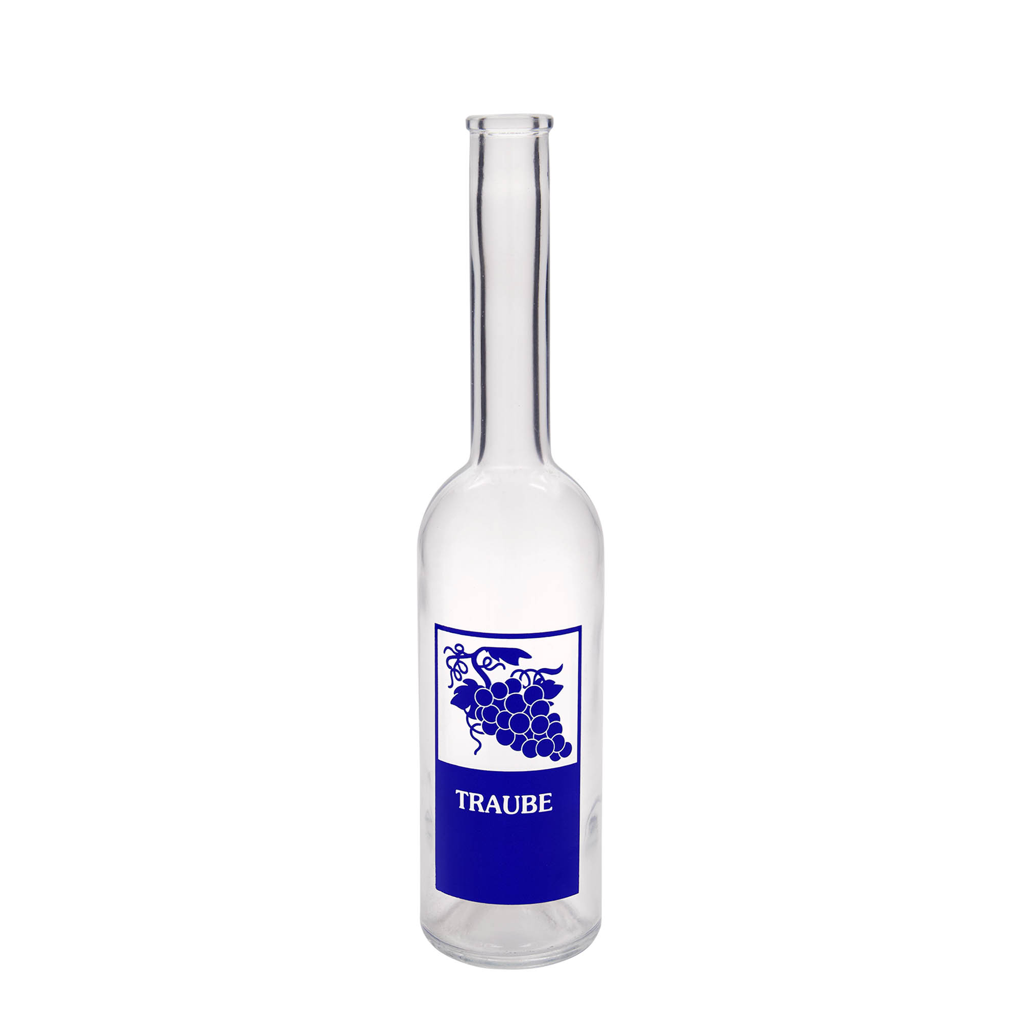 500 ml butelka szklana 'Opera', motyw: winogrono, szyjka: korek