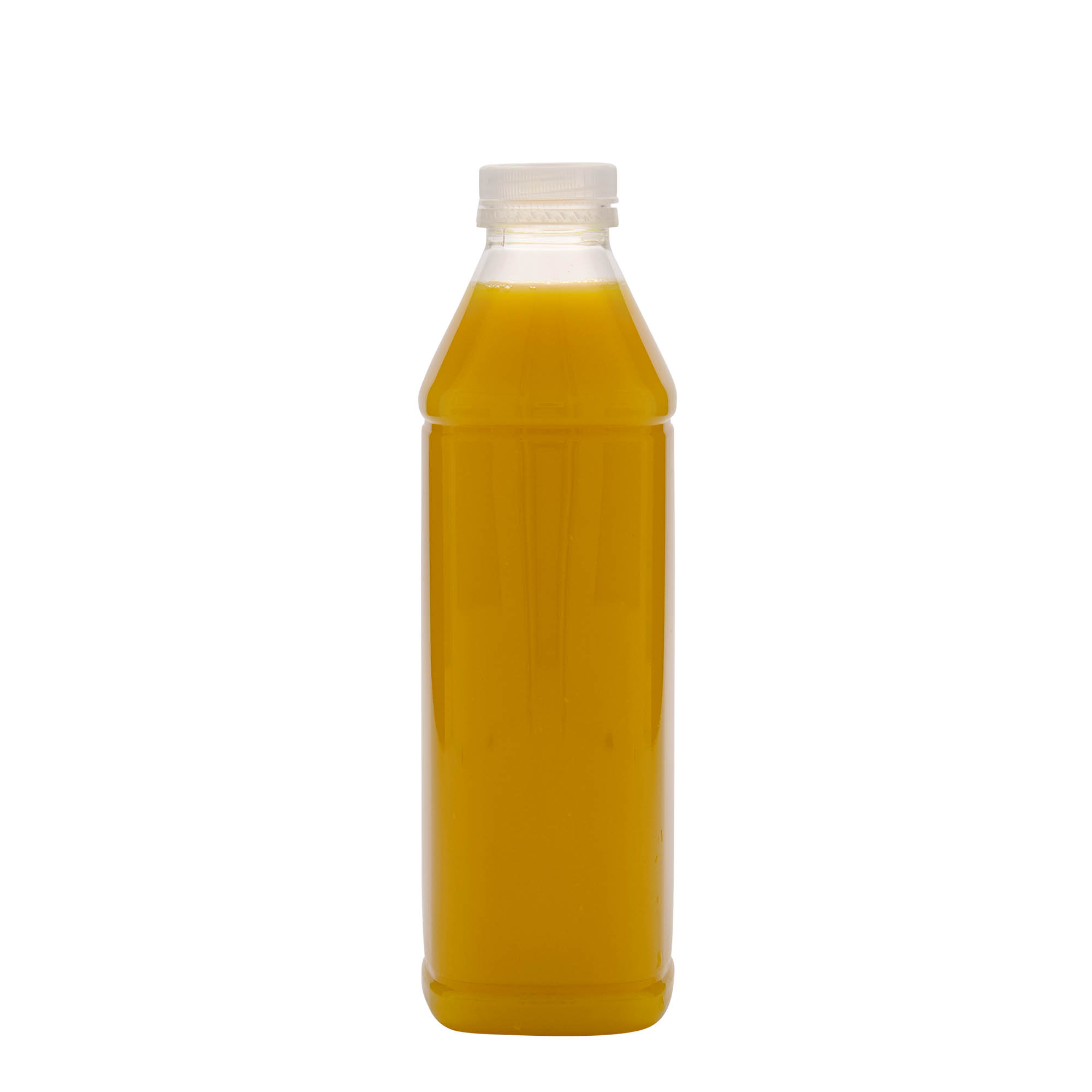 1.000 ml butelka PET „Milk and Juice Carré”, kwadratowa, plastik, szyjka: 38 mm 1.000 ml butelka PET „Milk and Juice Carré”, kwadratowa, plastik, szyjka: 38 mm