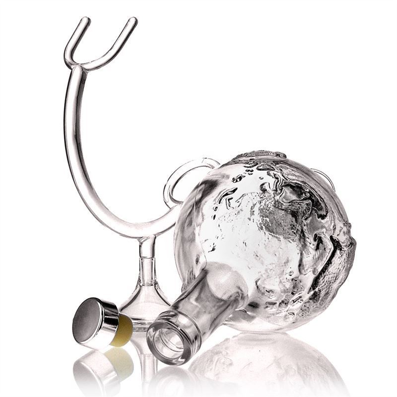 500 ml butelka szklana 'Globus', szyjka: korek