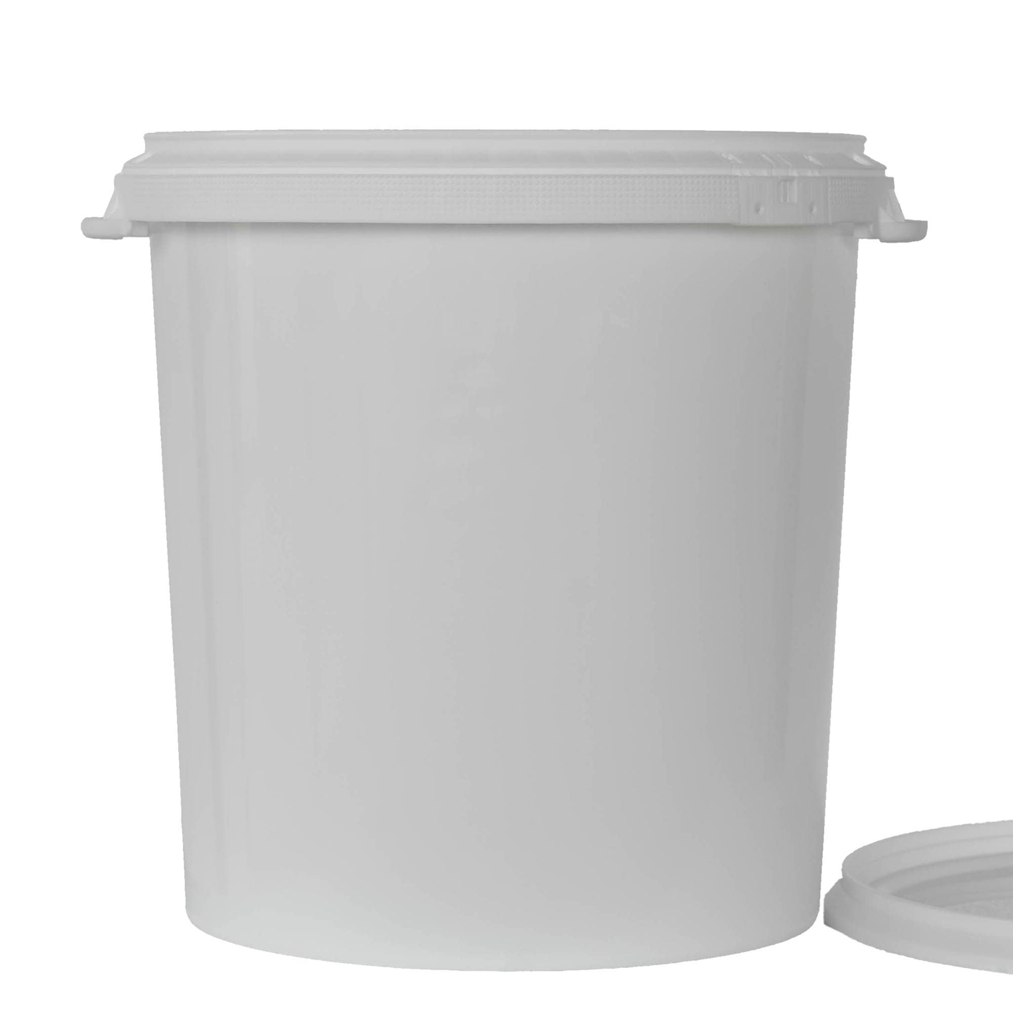 30 l wiadro, tworzywo PP, białe