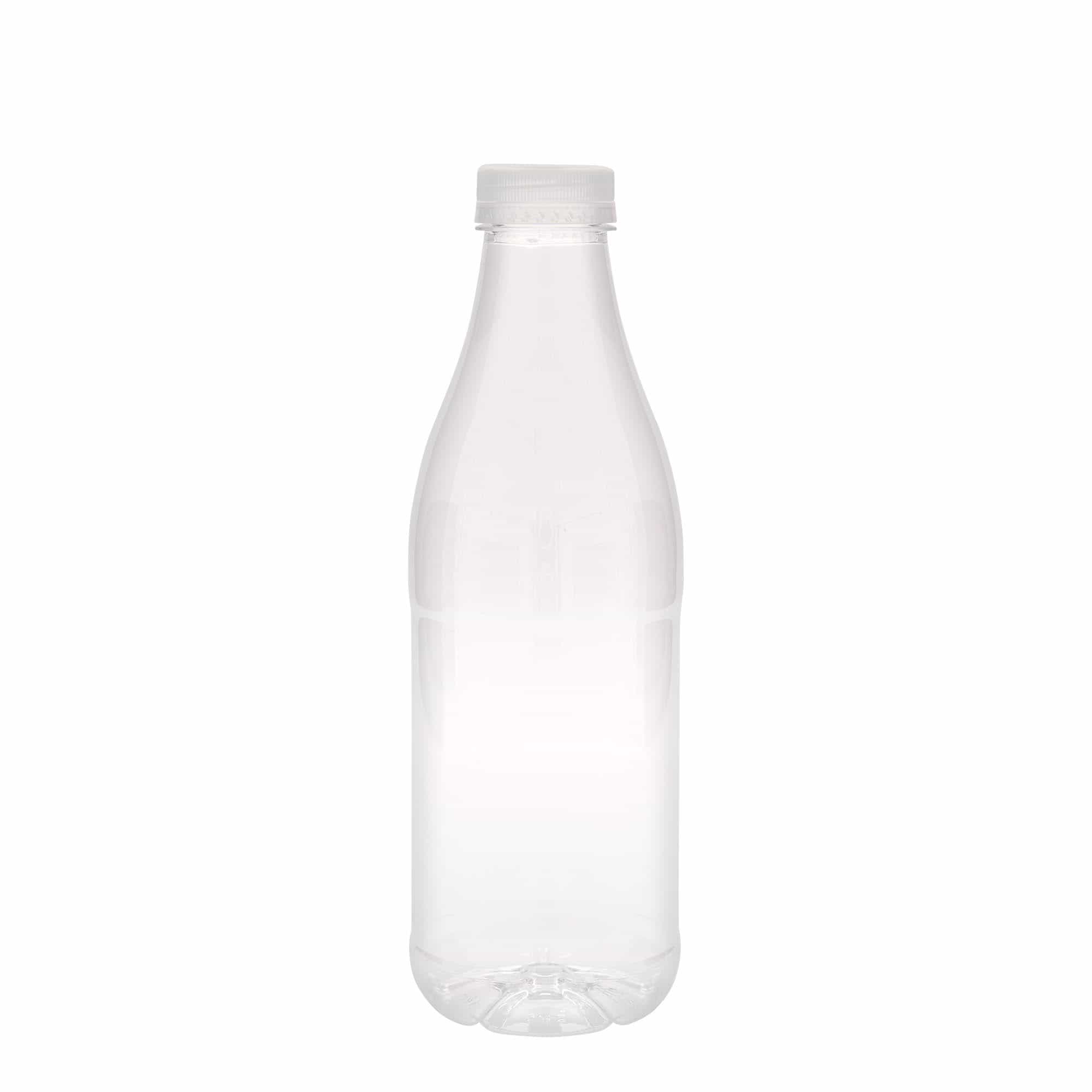 1000 ml butelka PET 'Milk and Juice', tworzywo sztuczne, zamknięcie: 38 mm