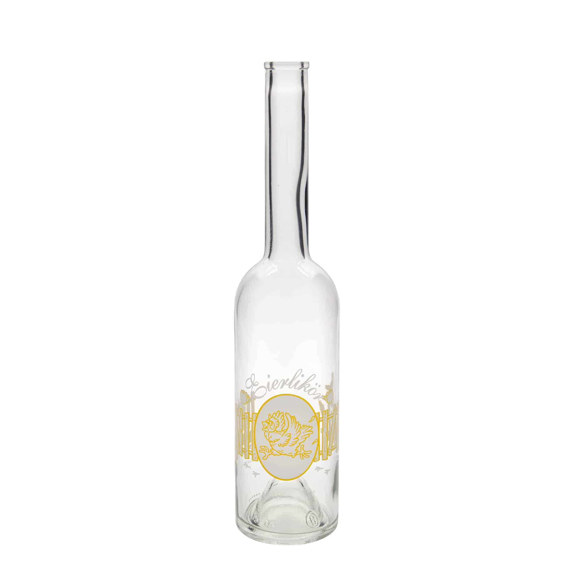 500 ml butelka szklana 'Opera', motyw: likier jajeczny, korek