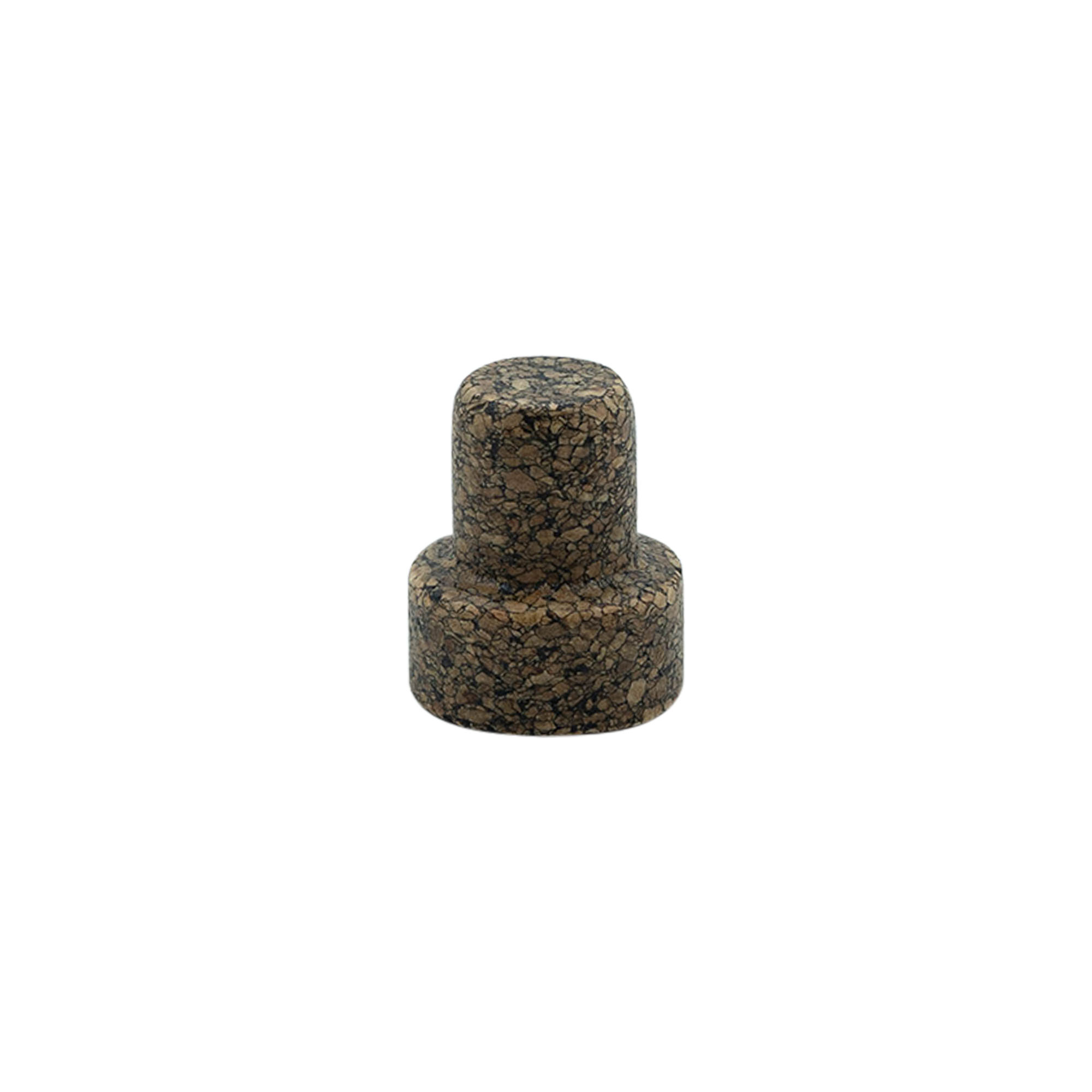 Korek z uchwytem 'Sharp' 19,5 mm, Corkcoal, do otworu: korek
