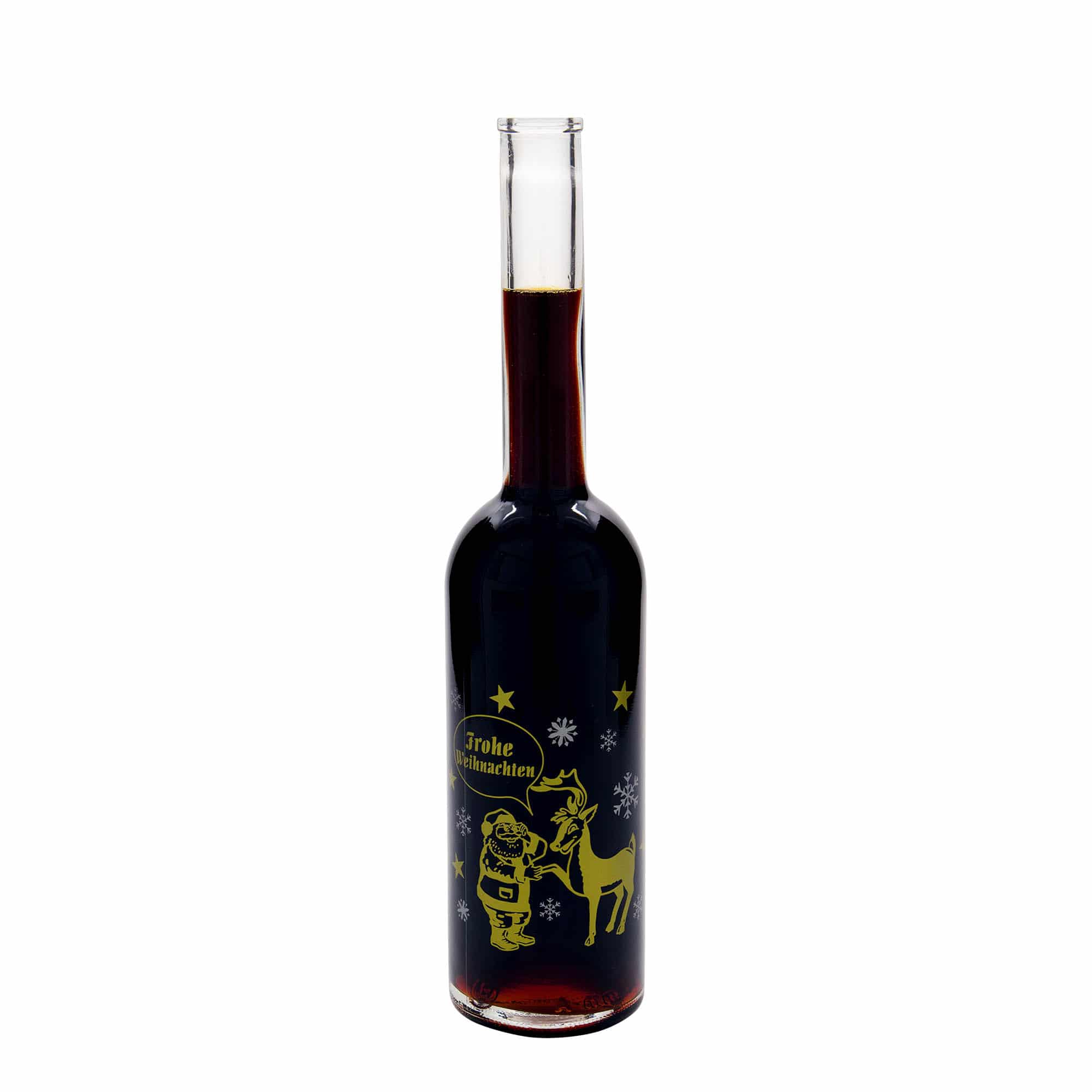 500 ml butelka szklana 'Opera', wzór: fajerwerki, zamknięcie: korek