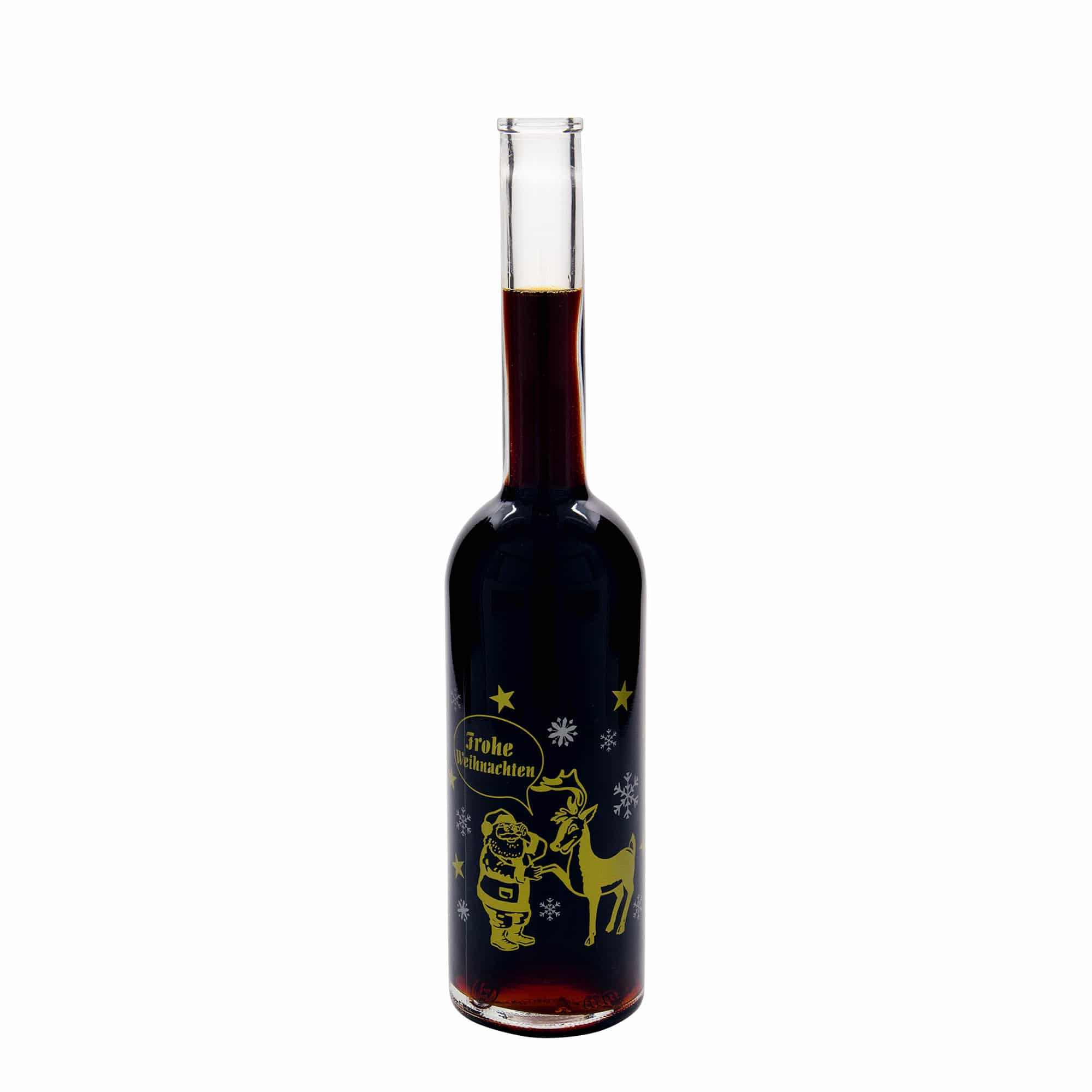 500 ml butelka szklana 'Opera', motyw: fajerwerki, szyjka: korek