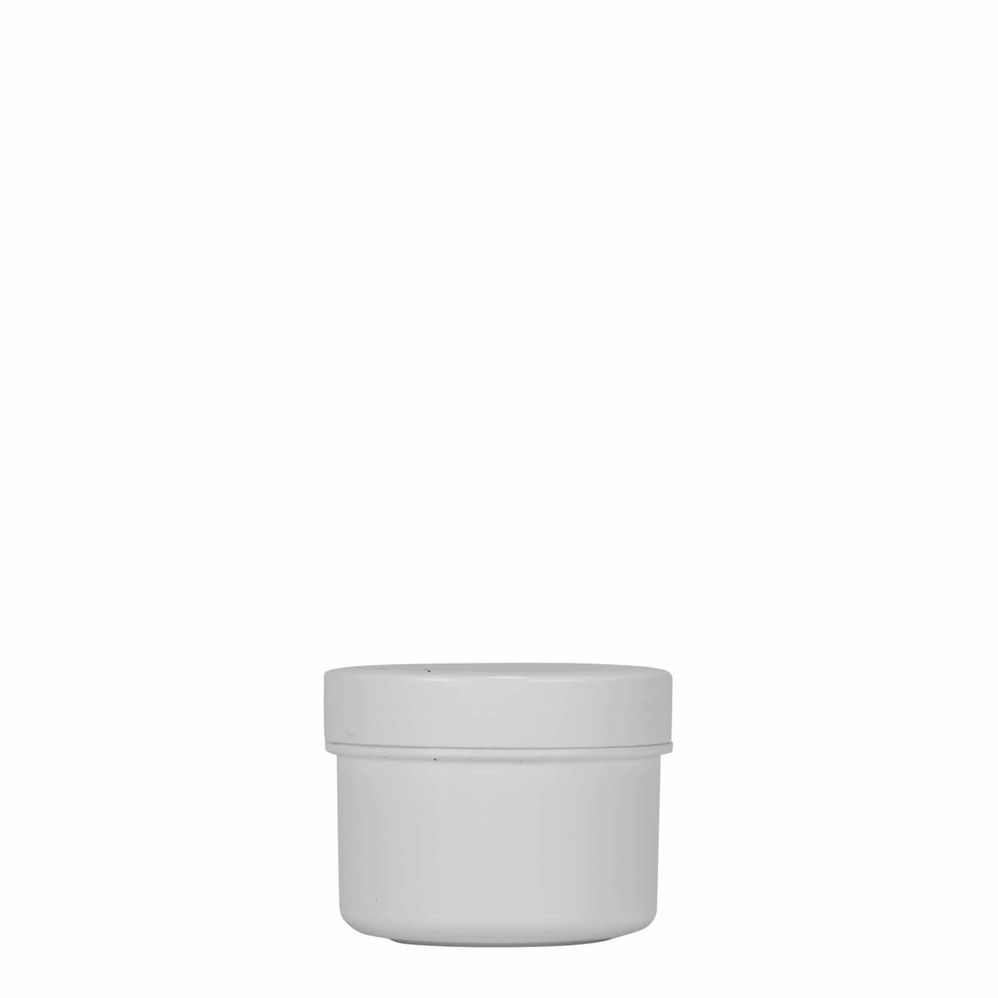 35 ml plastikowy pojemnik „White Line”, PP, biały, otwór: zakrętka na gwint