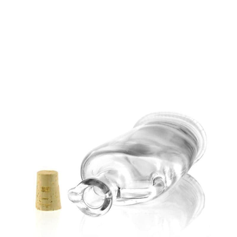 500 ml butelka szklana 'Eleganta', owalna, zamknięcie: korek
