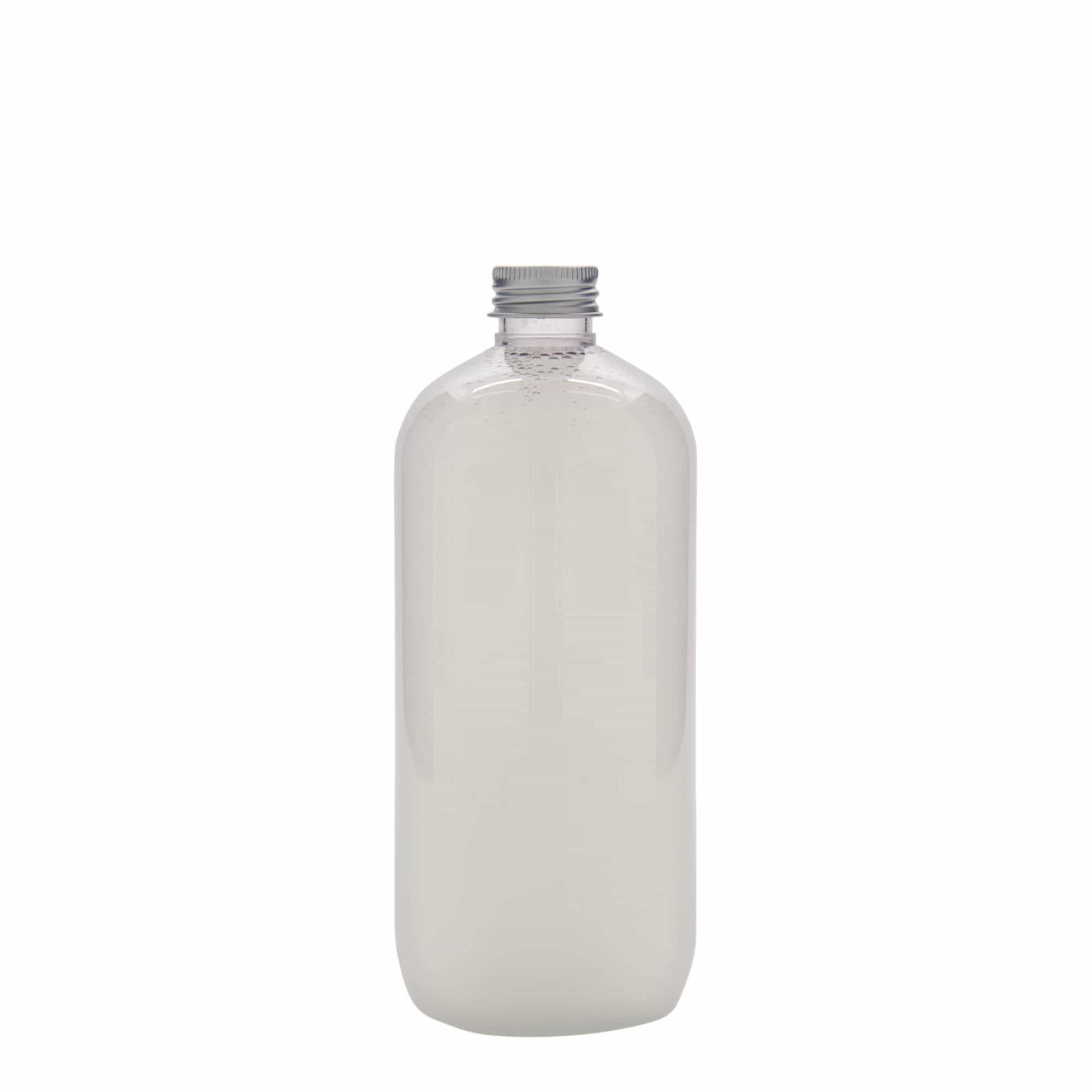 500 ml butelka PET 'Boston', tworzywo sztuczne, zamknięcie: 24/410