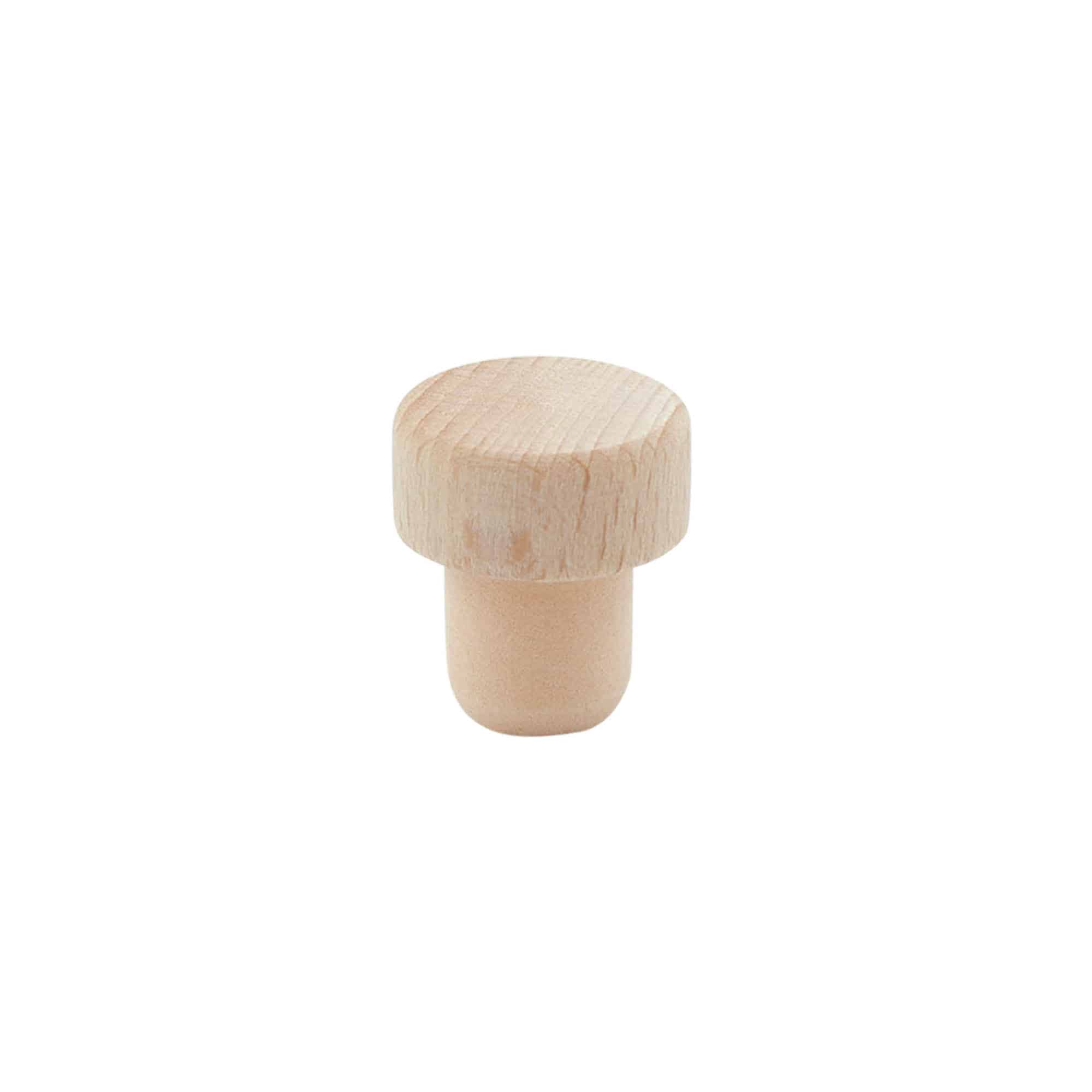 Korek z uchwytem 14 mm, drewno/plastik, do otworu: korek