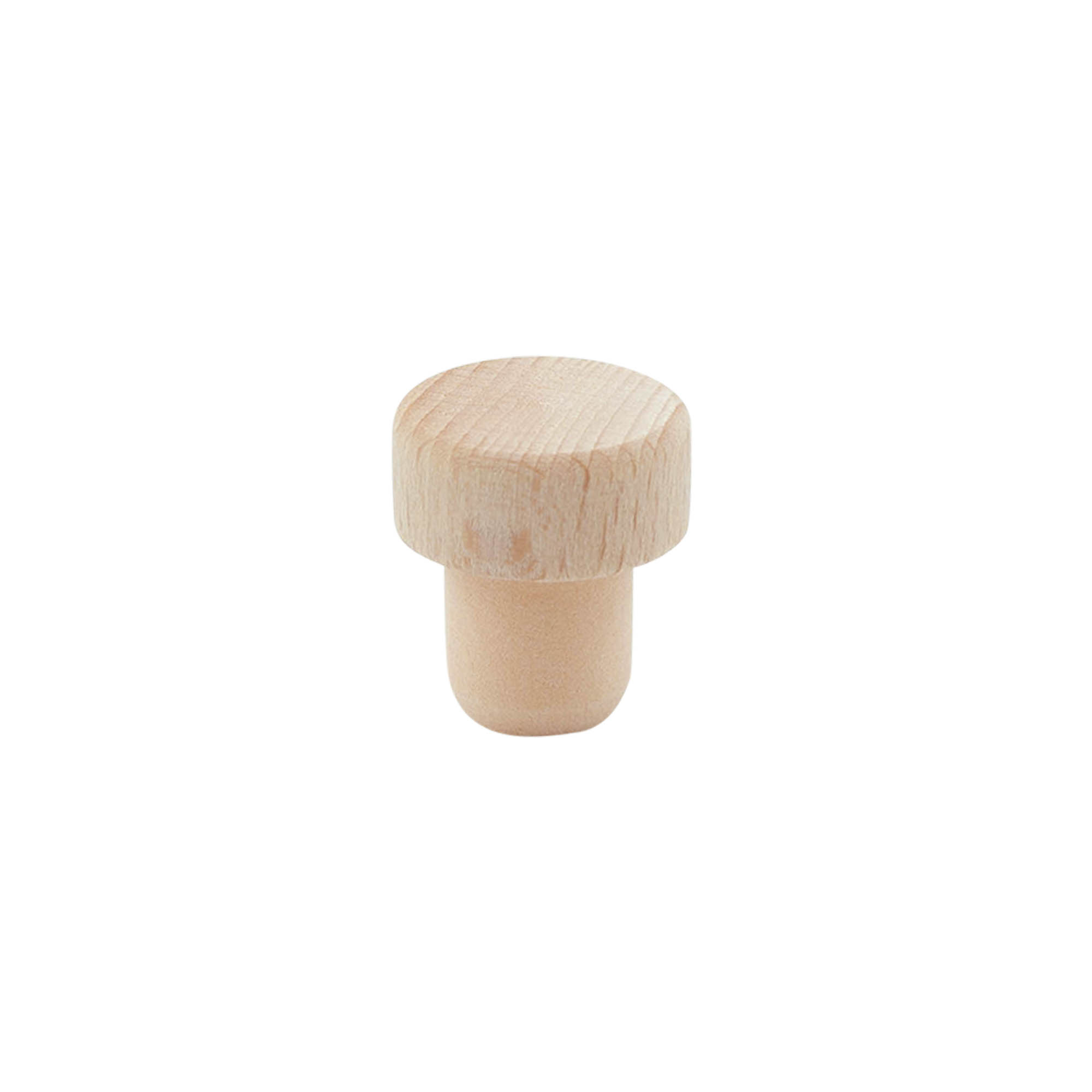 Korek z uchwytem 14 mm, drewno/plastik, do otworu: korek