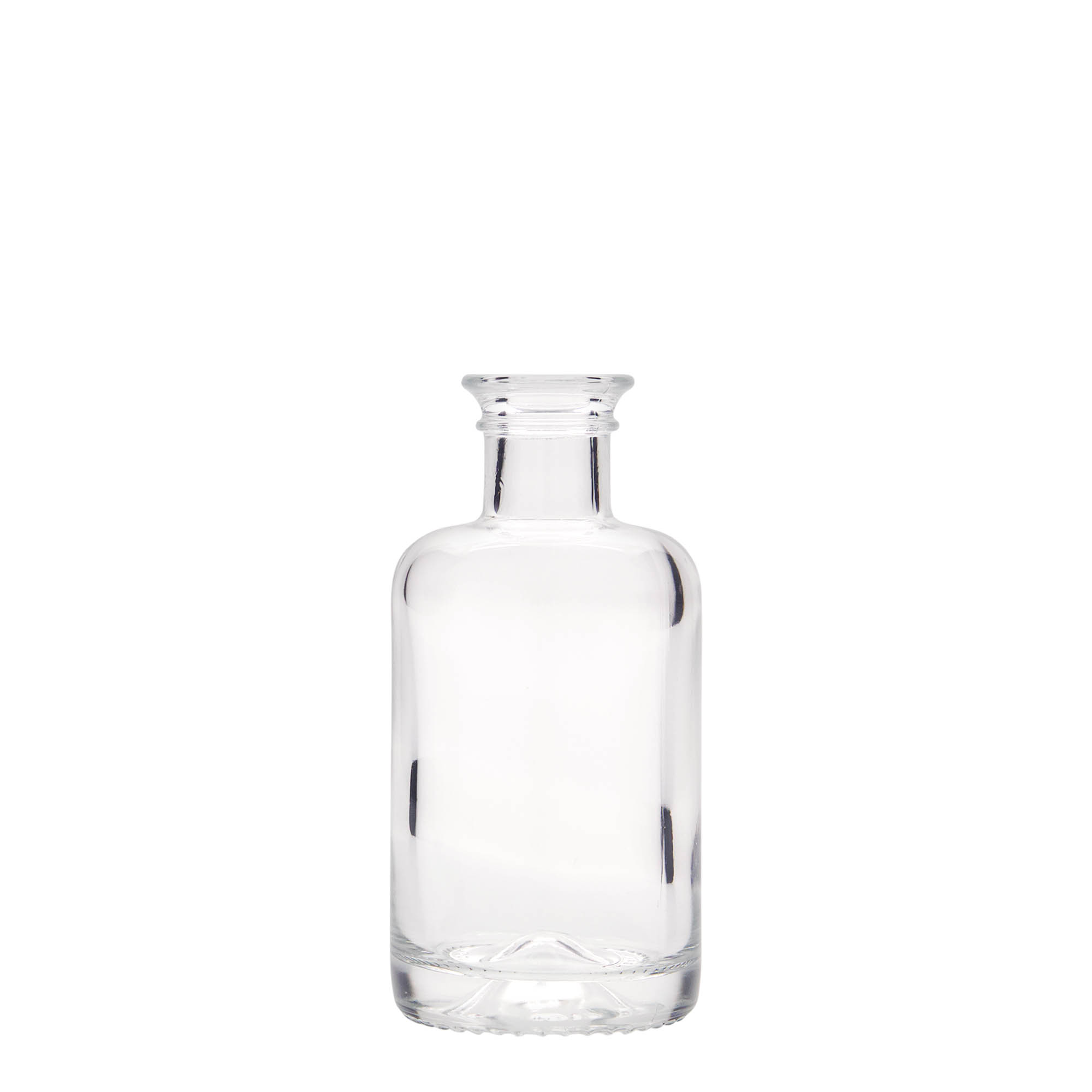100 ml butelka szklana apteczna, szyjka: korek