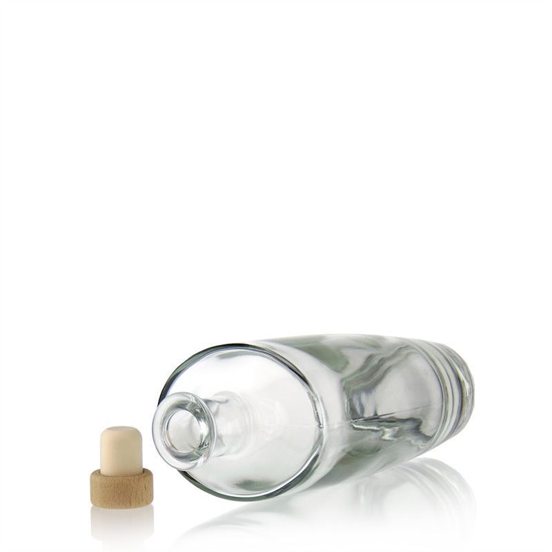500 ml butelka szklana 'Vanessa', owalna, zamknięcie: korek