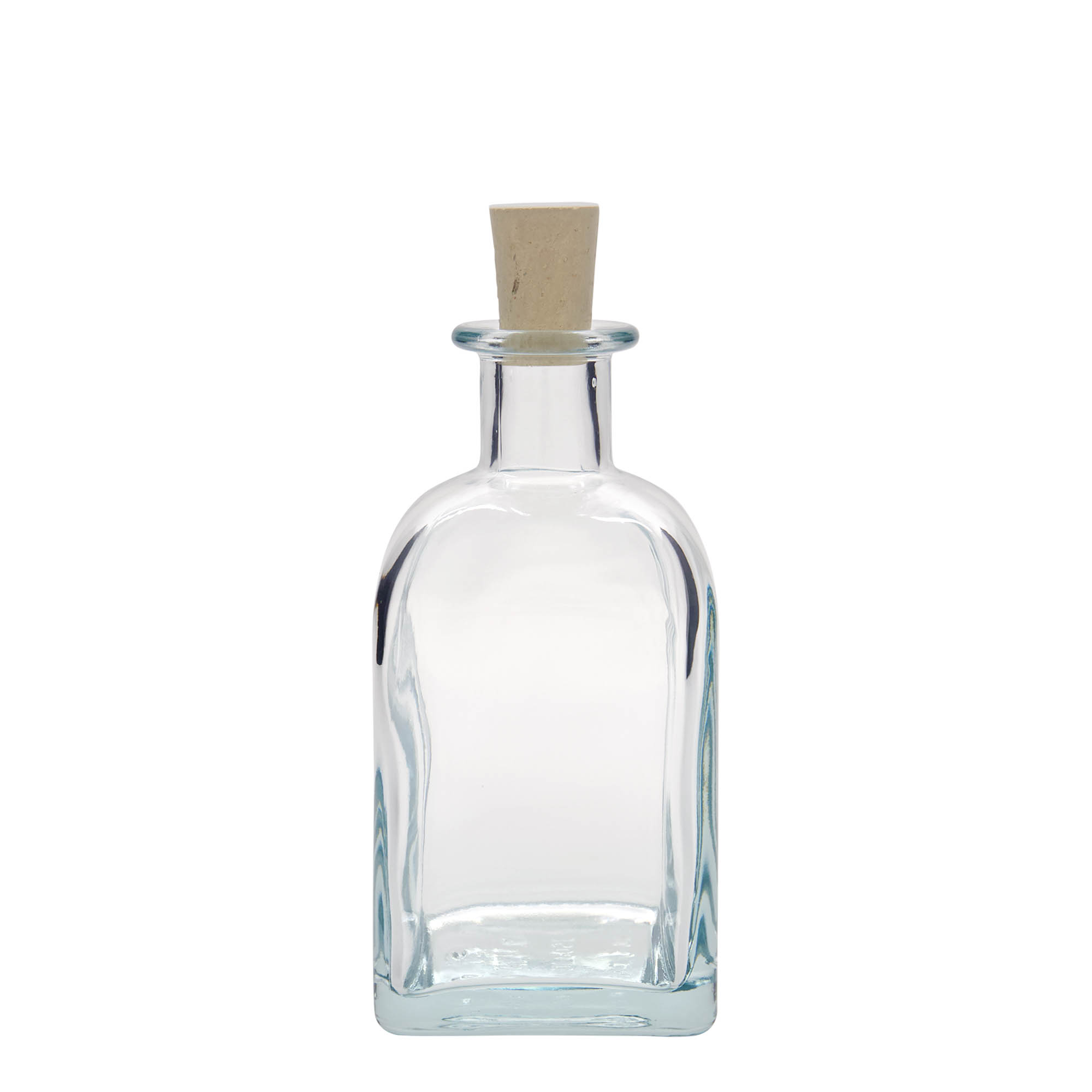 Butelka szklana 350 ml Apotheker Carré, kwadratowa, otwór: korek