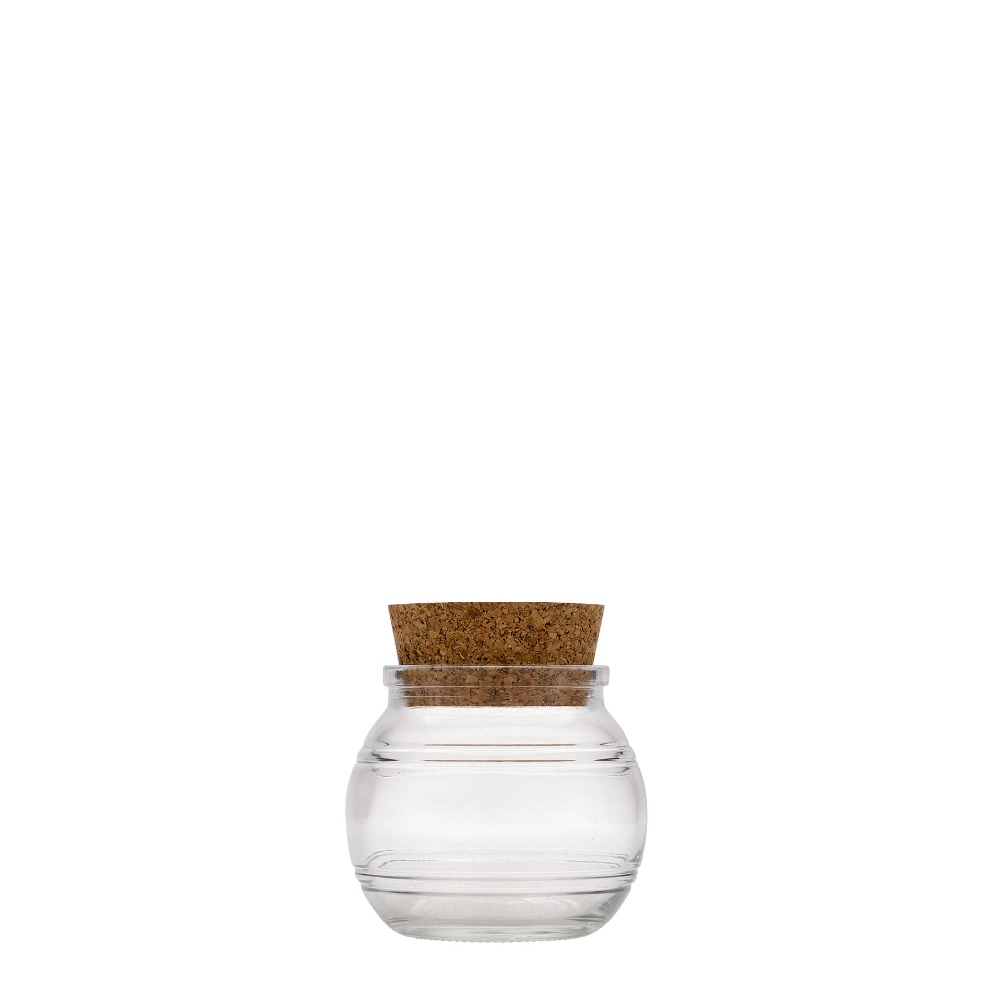 210 ml szklany słoik z korkiem 'Jule', otwór: korek 210 ml szklany słoik z korkiem 'Jule', otwór: korek