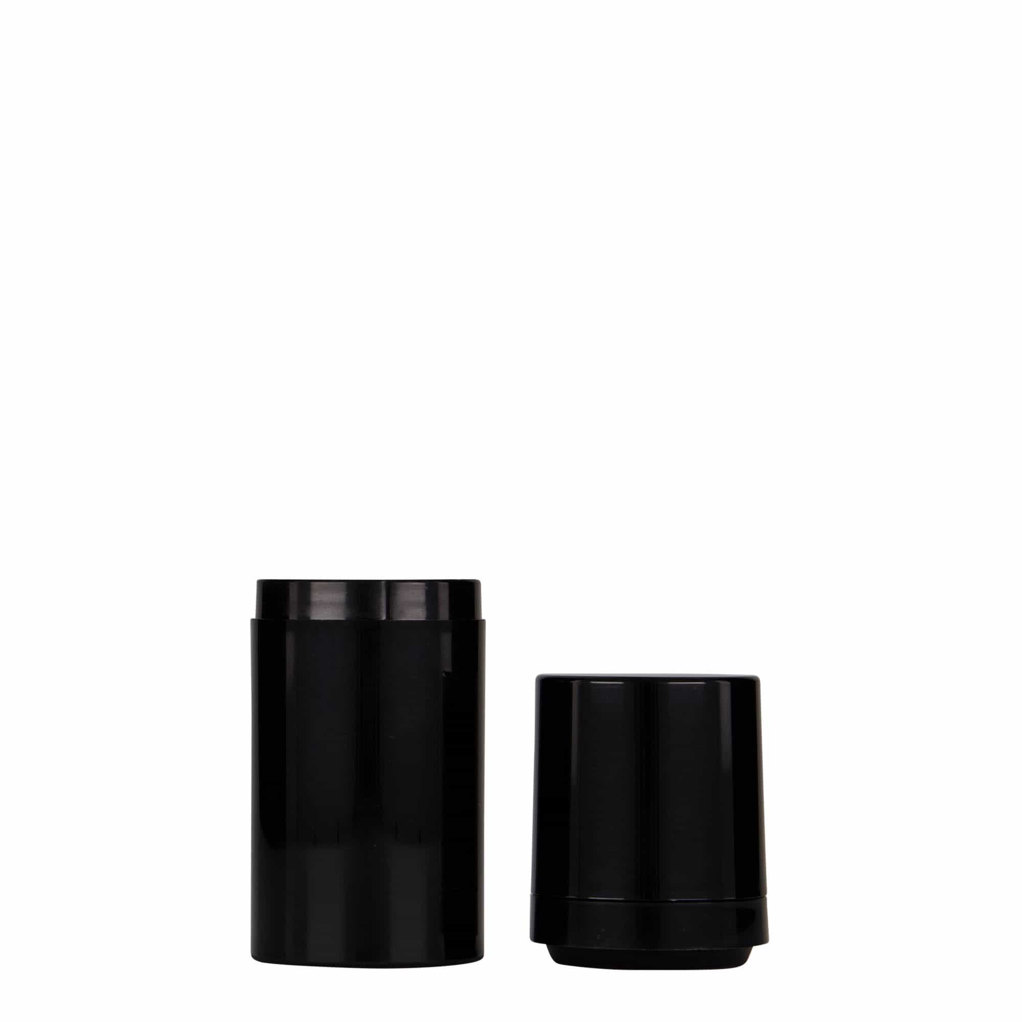 30 ml dyspenser beztlenowy „Mezzo”, tworzywo sztuczne PP, czarny