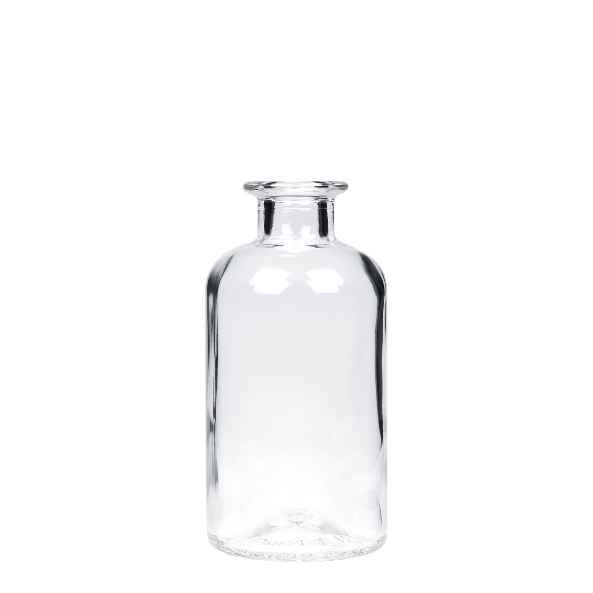 250 ml szklana butelka aptekarska, otwór: korek