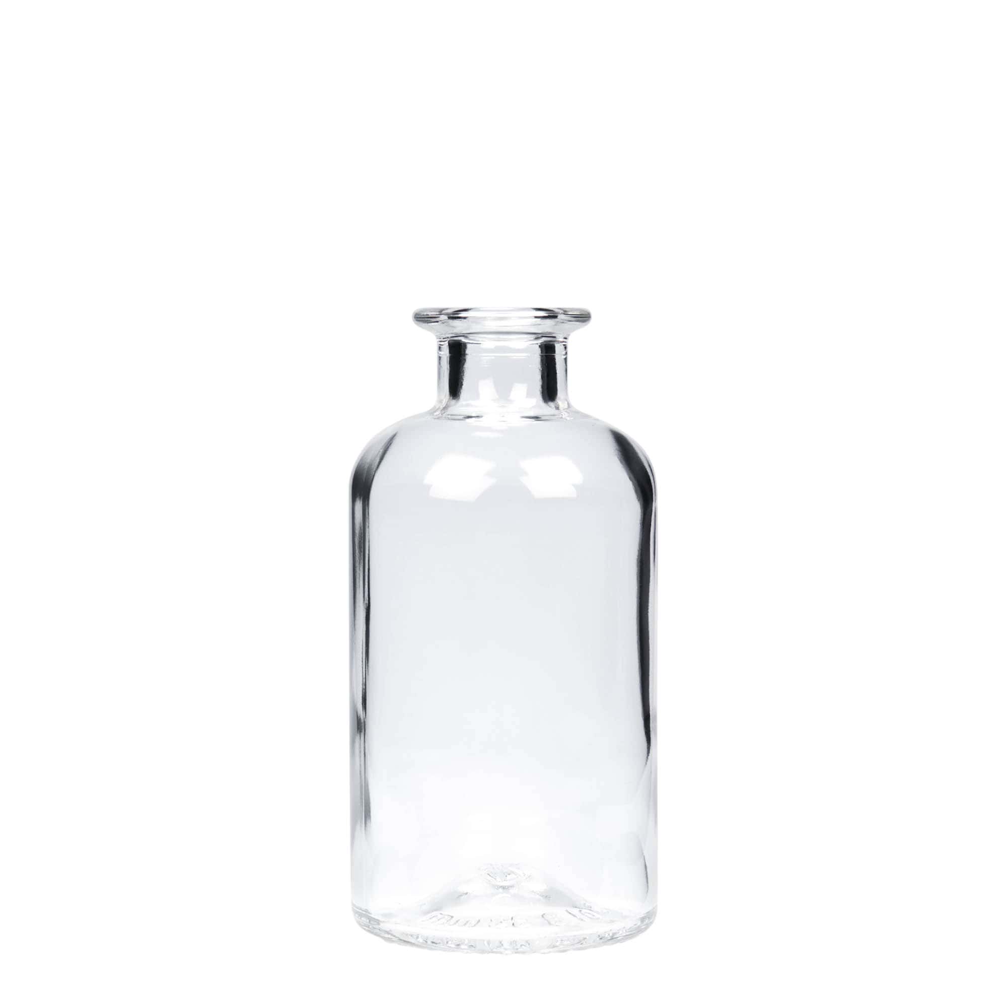 250 ml szklana butelka aptekarska, otwór: korek