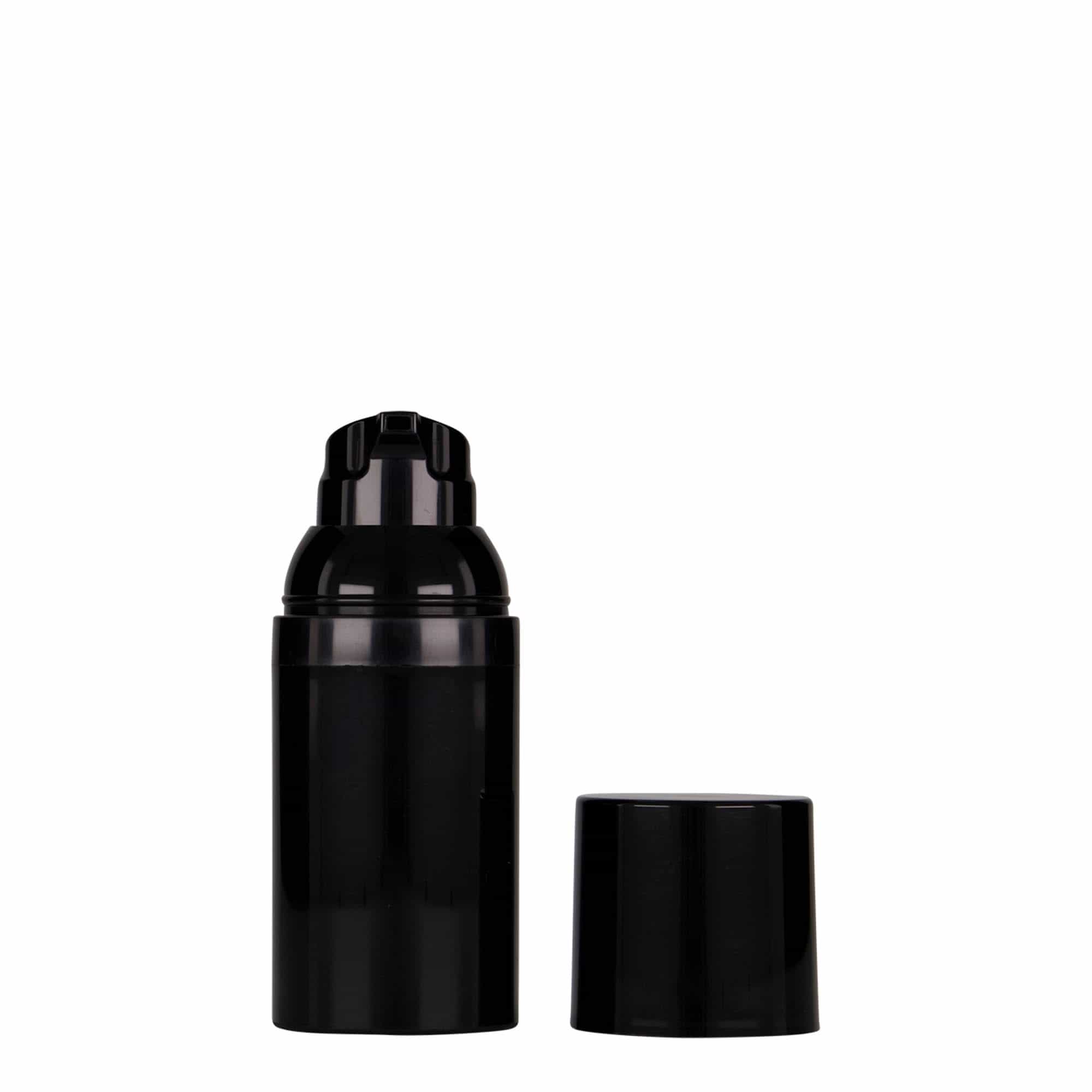 30 ml dyspenser beztlenowy „Mezzo”, tworzywo sztuczne PP, czarny
