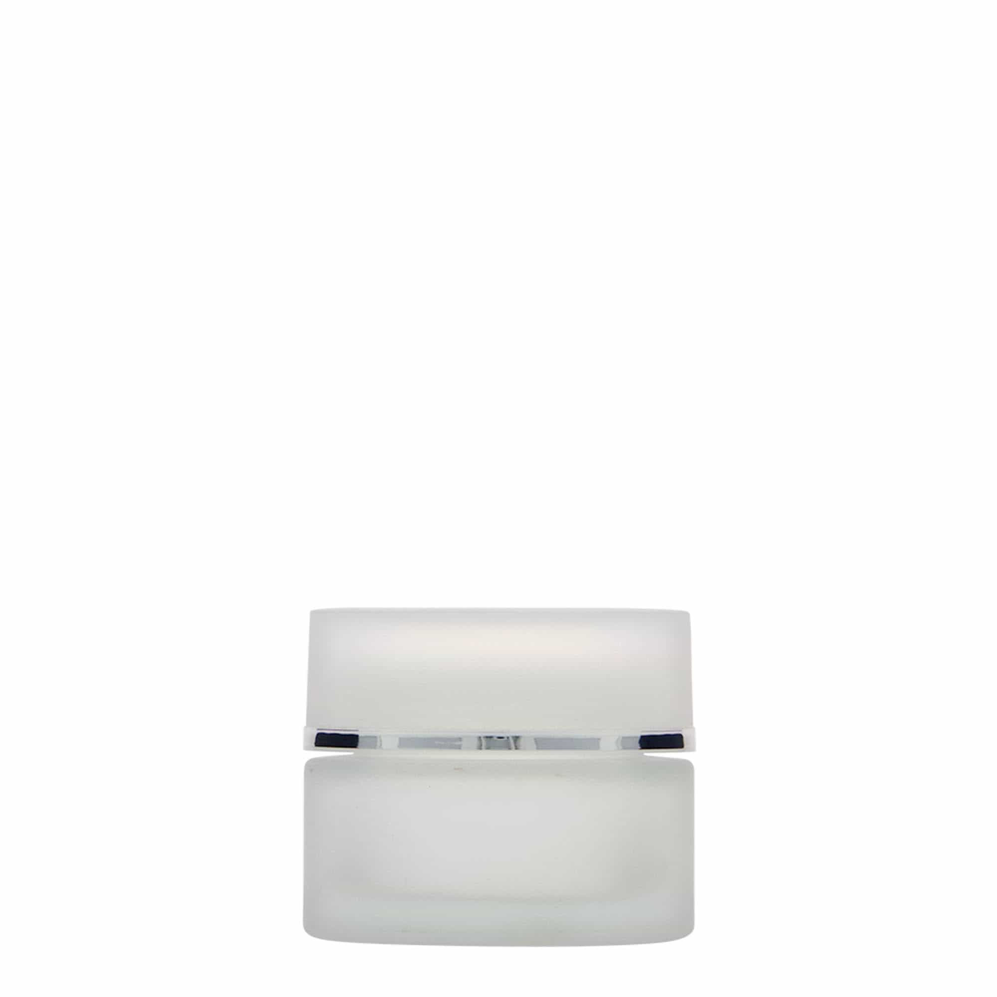 30 ml słoiczek 'Platin Edition', szkło, matowe, wylot: zakrętka