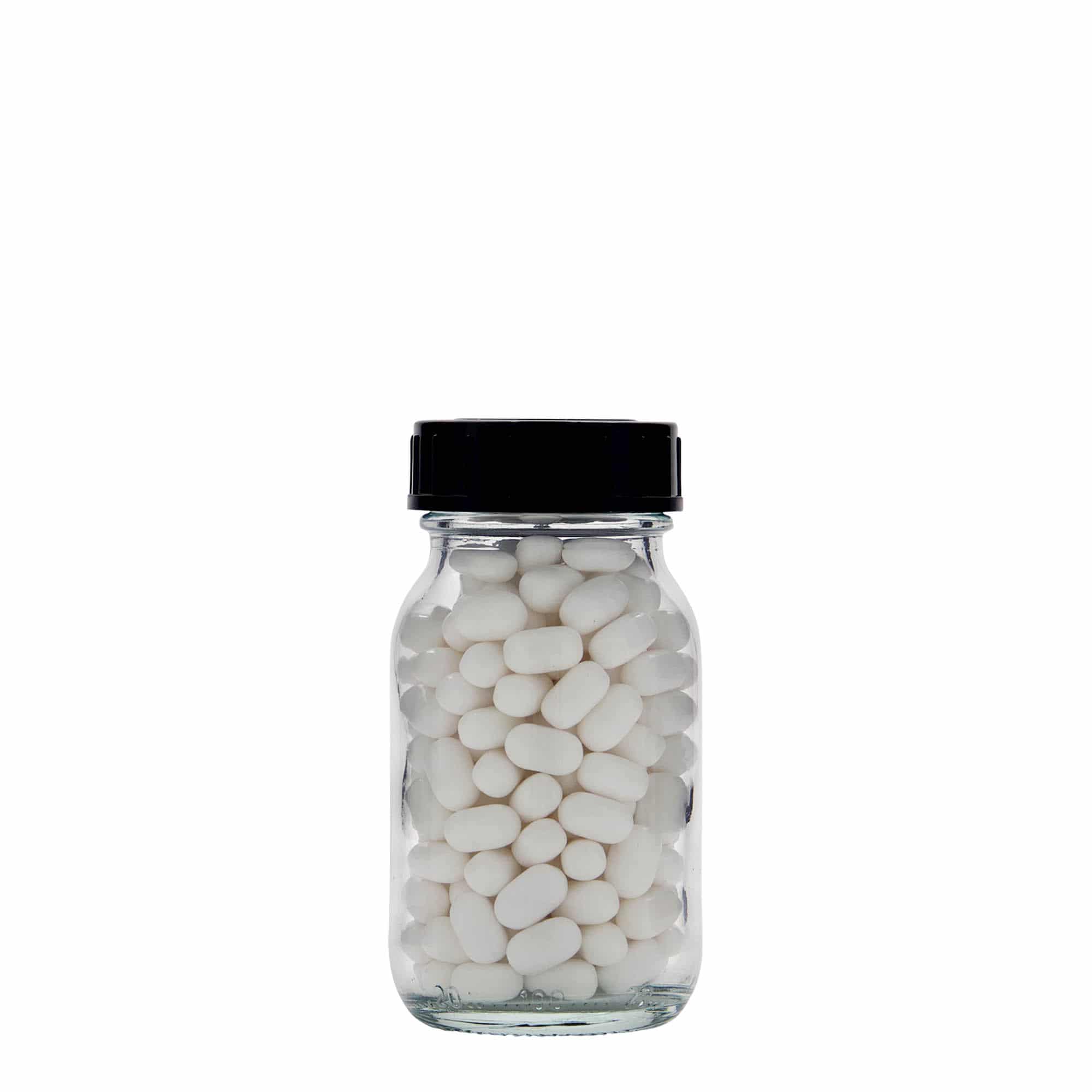 100 ml słoik o szerokiej szyjce, otwór: DIN 40