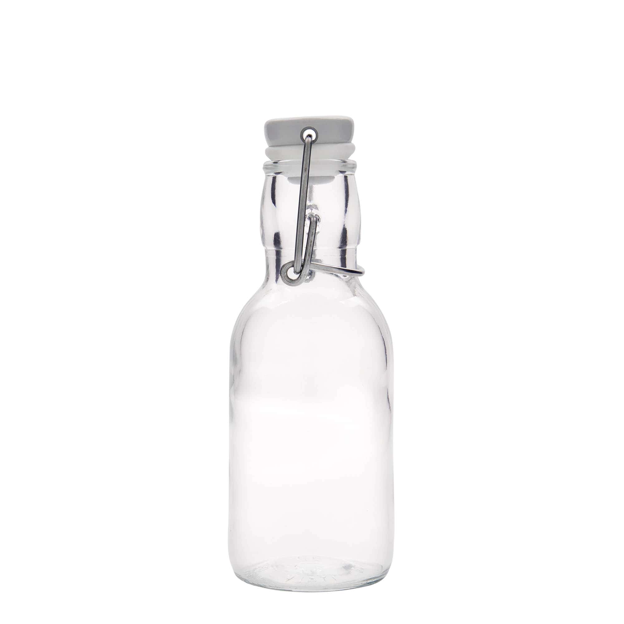250 ml butelka szklana 'Emilia', otwór: zamknięcie na zatrzask