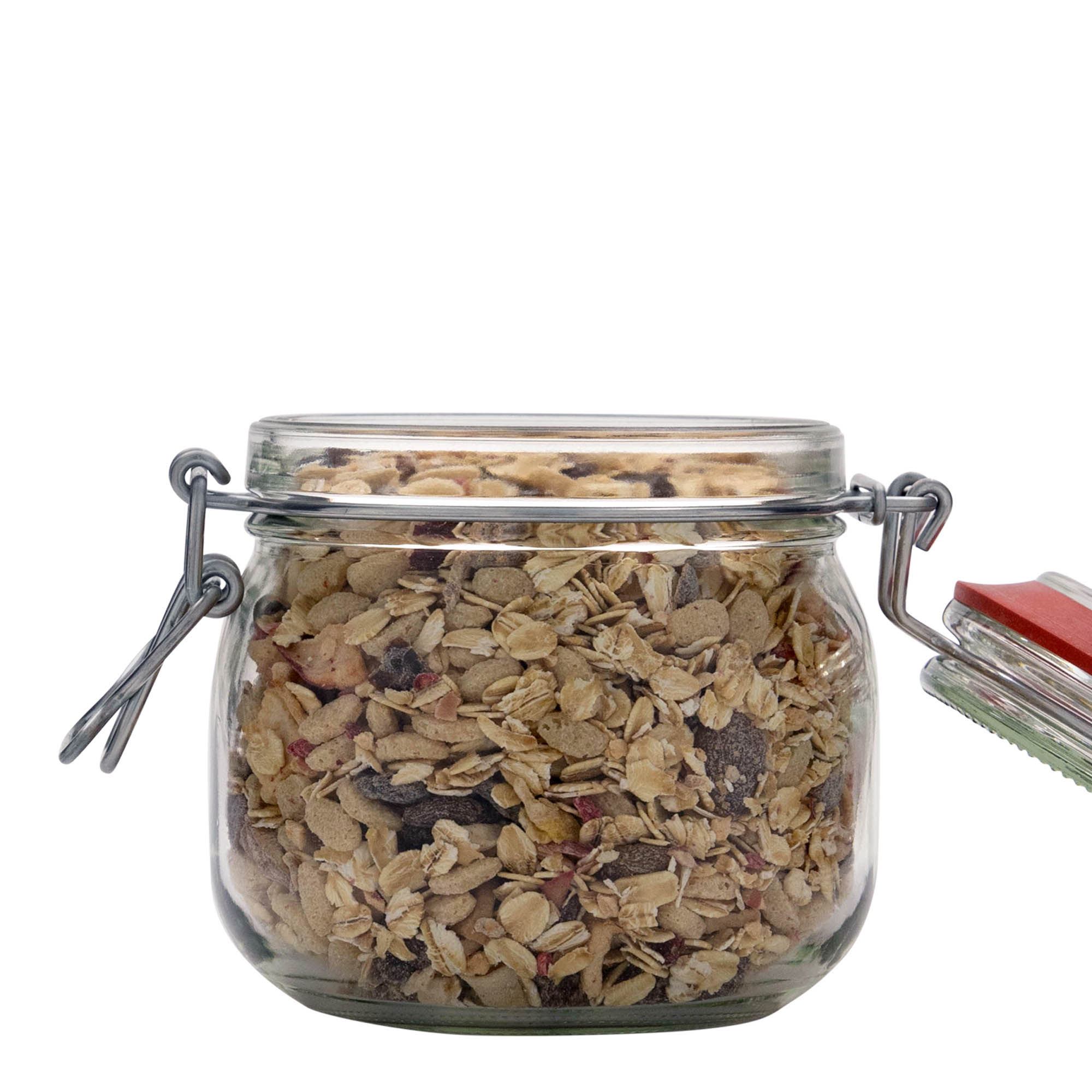 634 ml pękate szklane słoiki z drucianym zamknięciem, otwór: zamknięcie na druciany uchwyt