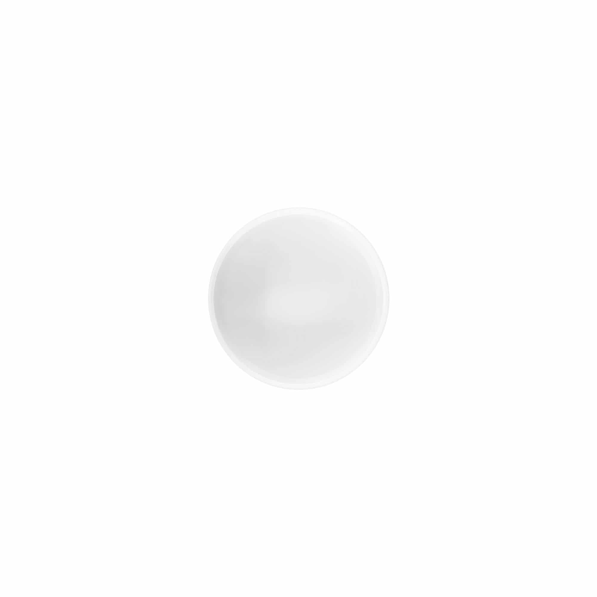 Zakrętka z gwintem 'White Line' 35 ml, tworzywo sztuczne PP, biały