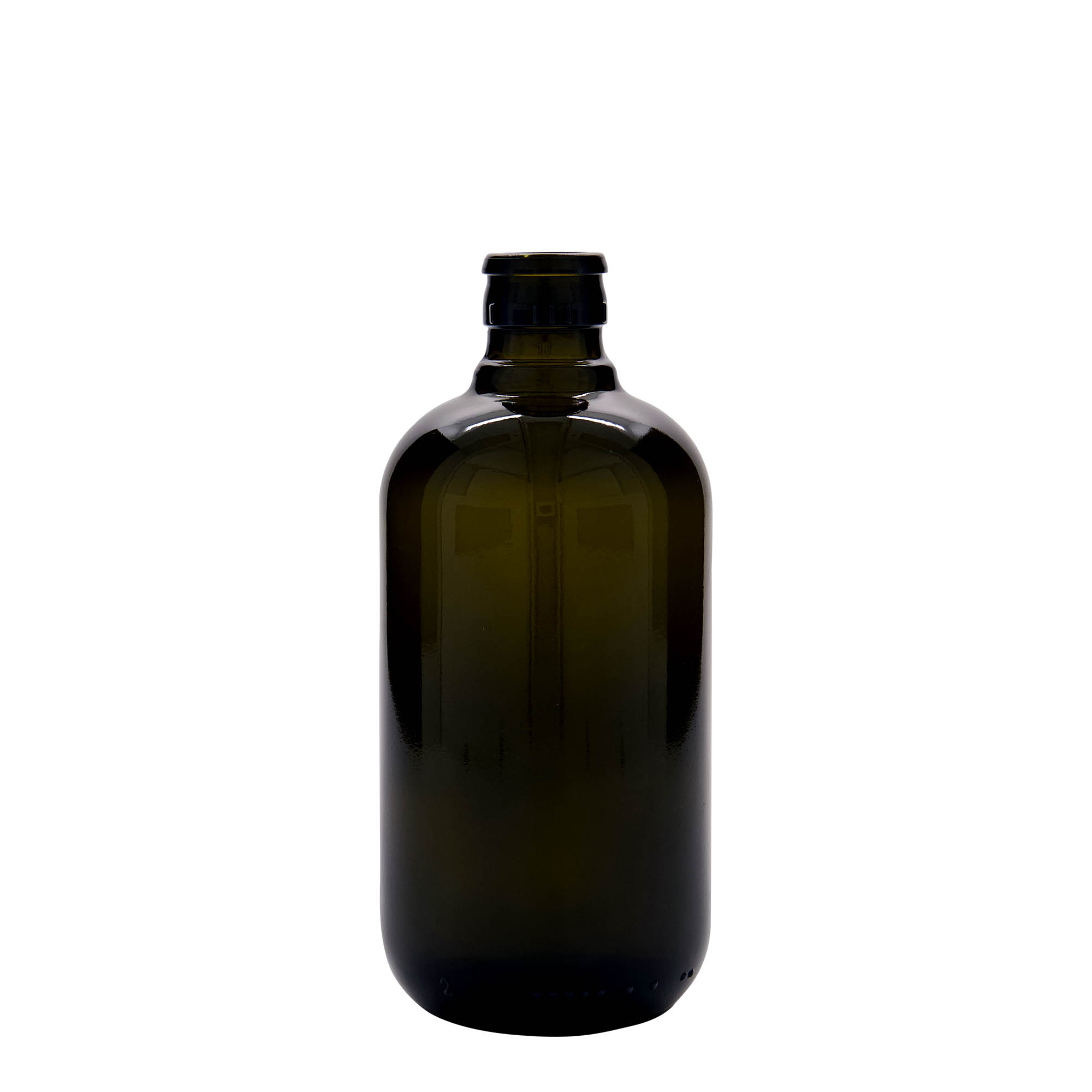 Butelka na ocet/olej 500 ml „Biolio”, szkło antyczne zielone, wylot: DOP
