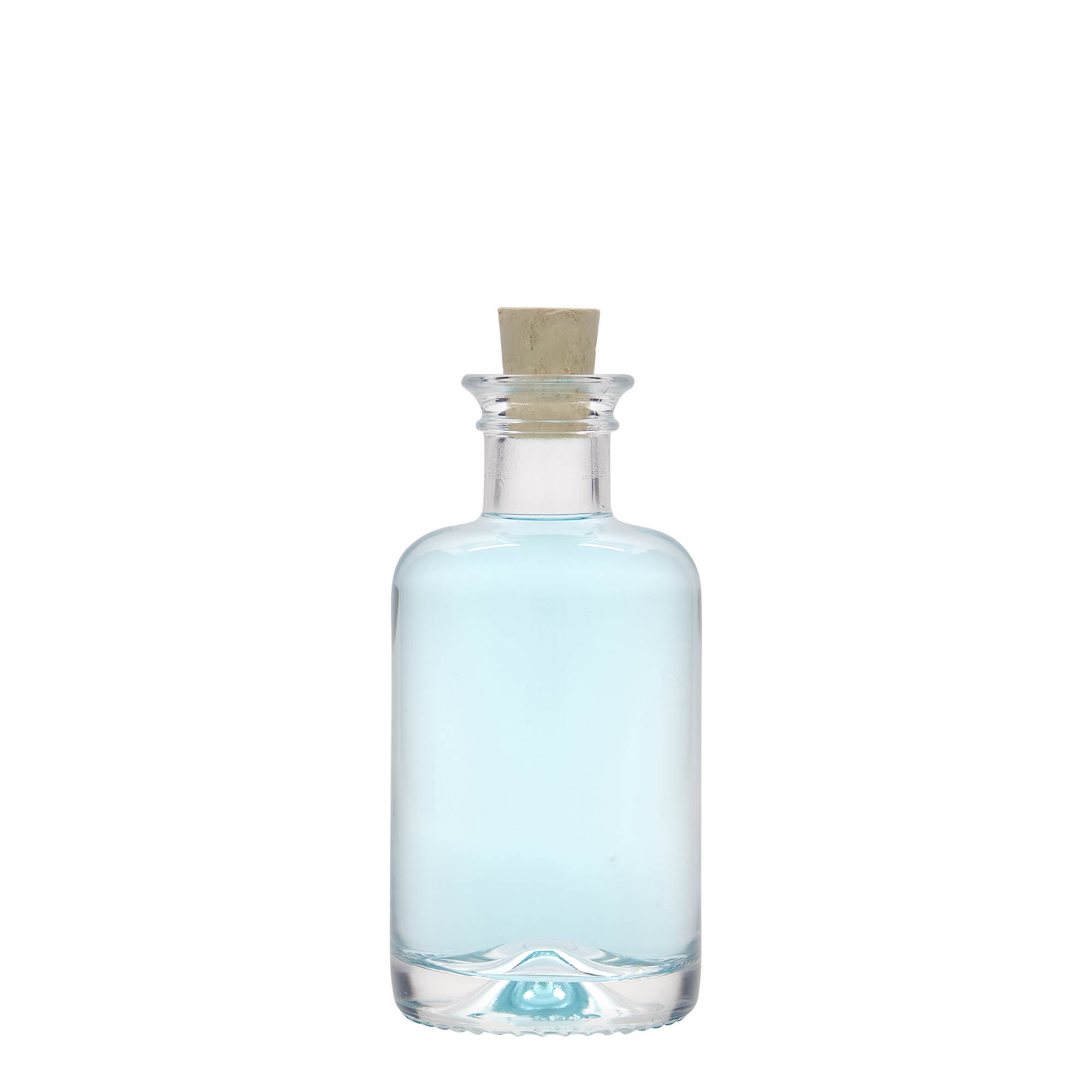 100 ml butelka szklana apteczna, szyjka: korek