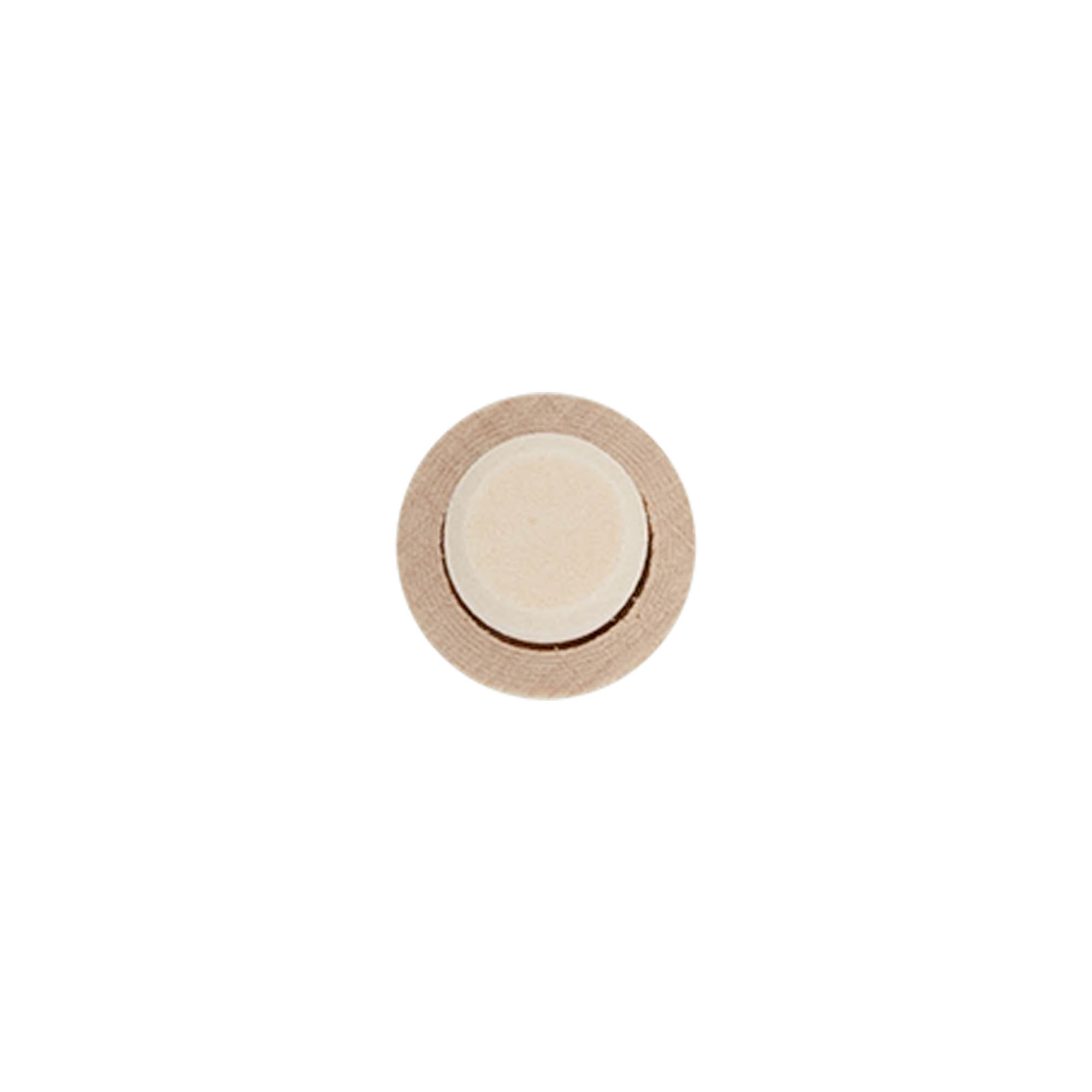 Korek z uchwytem 14 mm, drewno/plastik, do otworu: korek