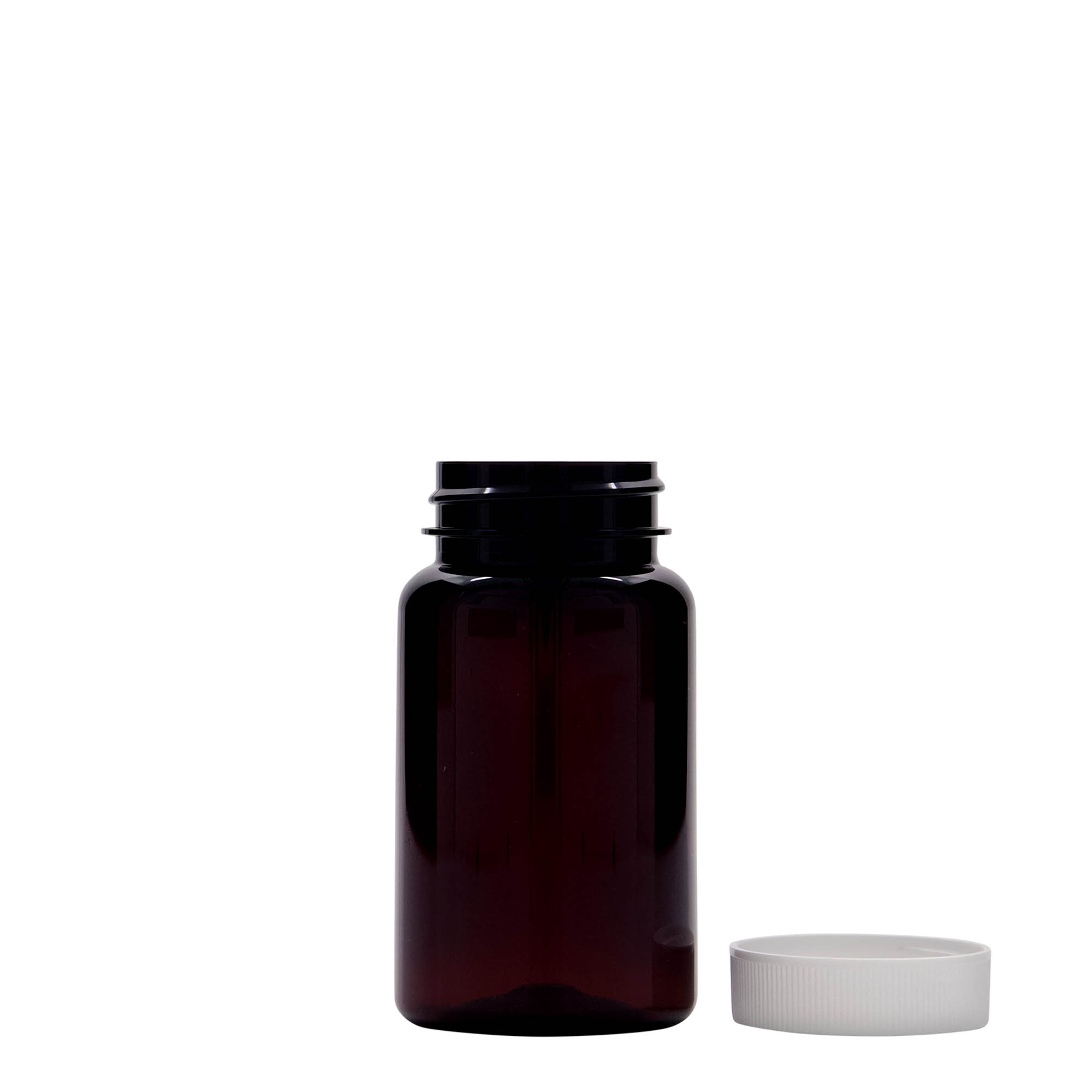 100 ml PET-pakiet, tworzywo sztuczne, brązowy, gwint: 38/400 100 ml PET-pakiet, tworzywo sztuczne, brązowy, gwint: 38/400