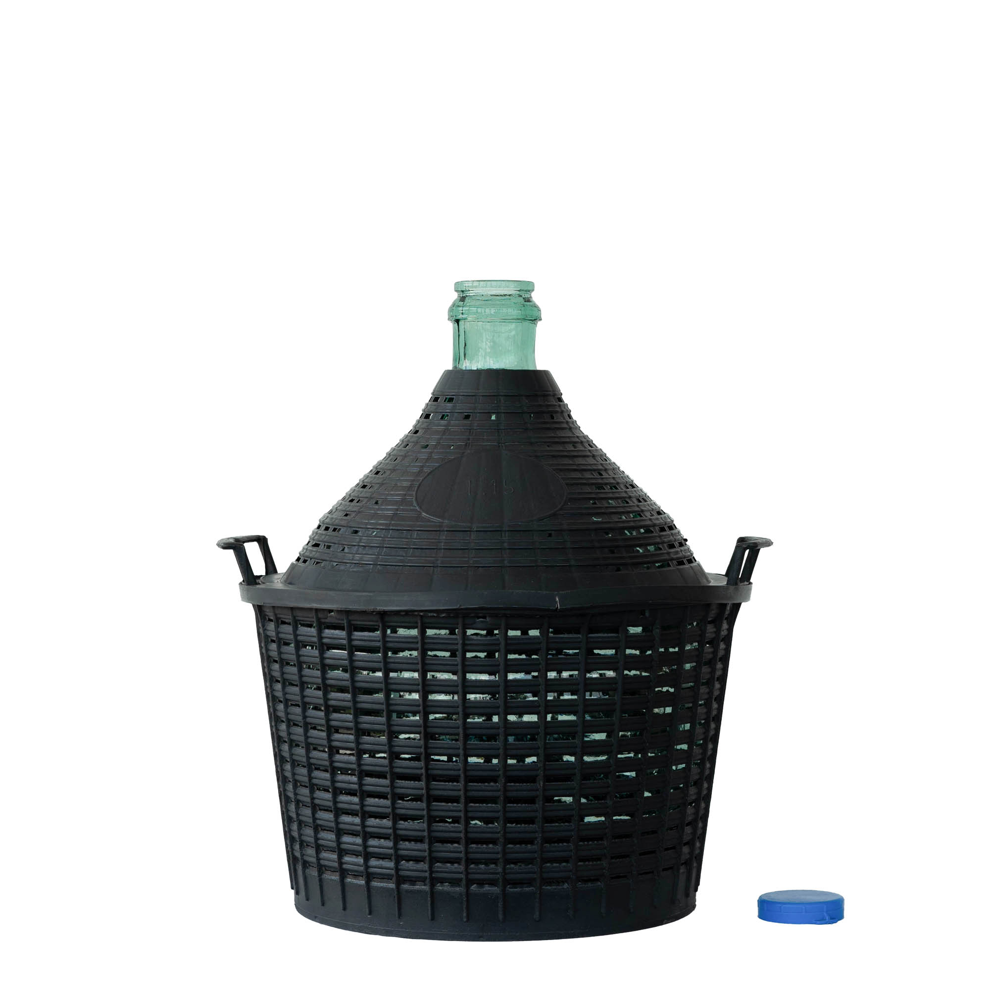 15 l butla balonowa z wąską szyjką, szkło, otwór: nakładana pokrywka 15 l butla balonowa z wąską szyjką, szkło, otwór: nakładana pokrywka