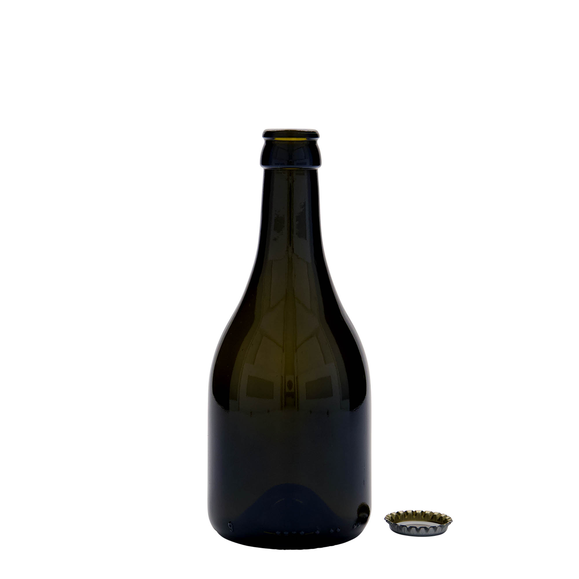 330 ml butelka piwa 'Horta', szkło, antyczny zielony, szyjka: kapsel koronowy 330 ml butelka piwa 'Horta', szkło, antyczny zielony, szyjka: kapsel koronowy