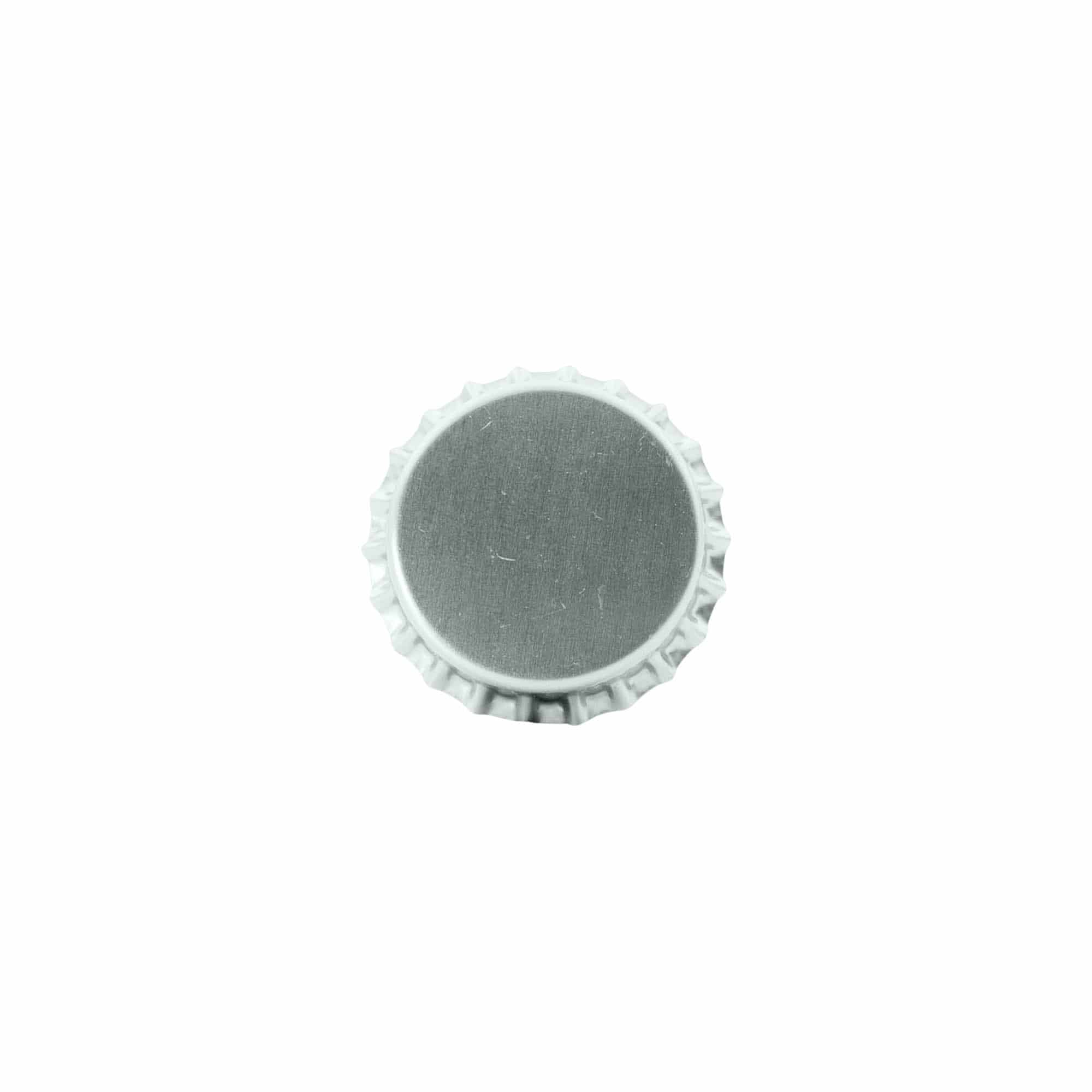 Kapsle 29 mm, metal, srebrny